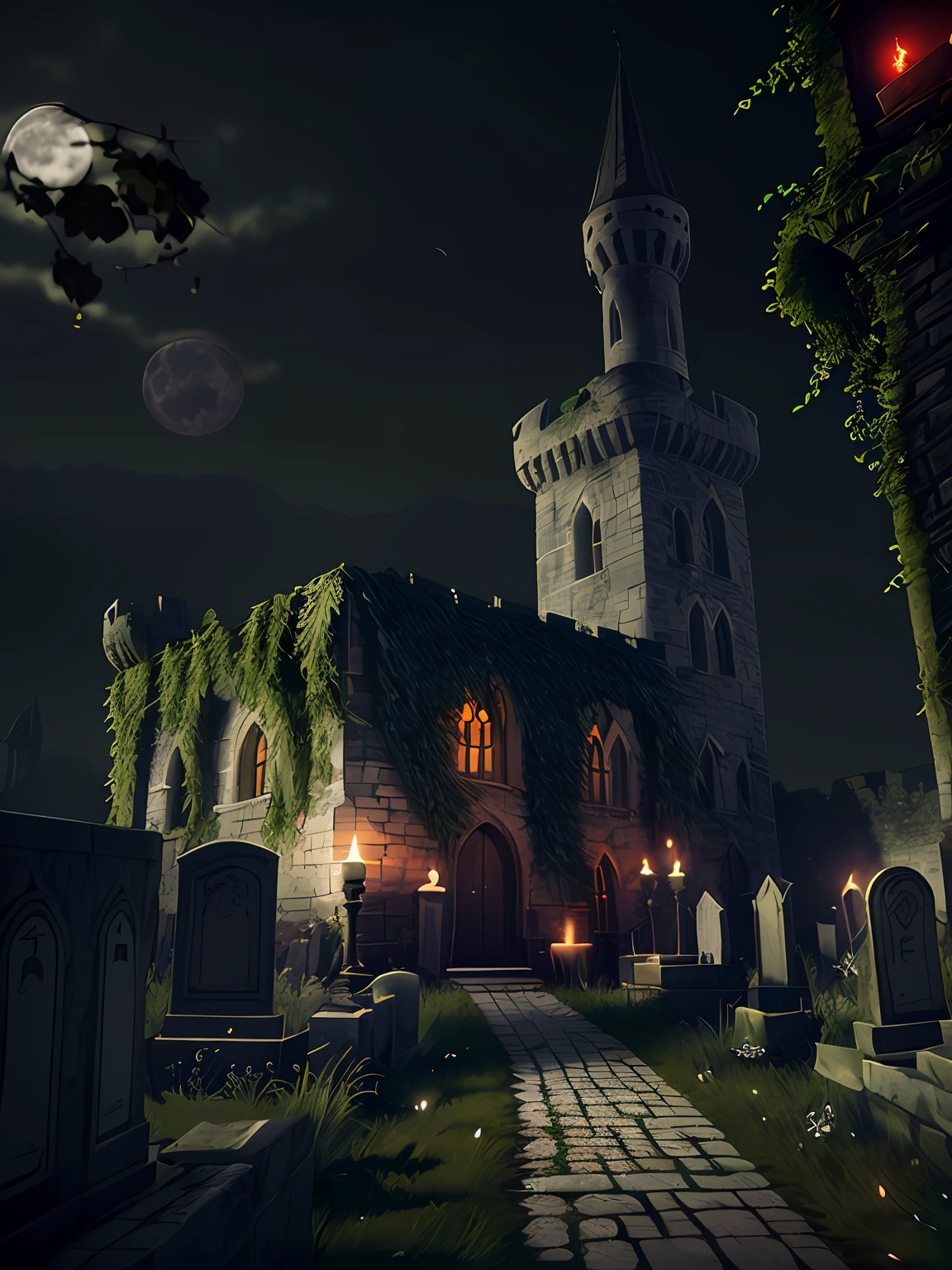Spooky campus horror