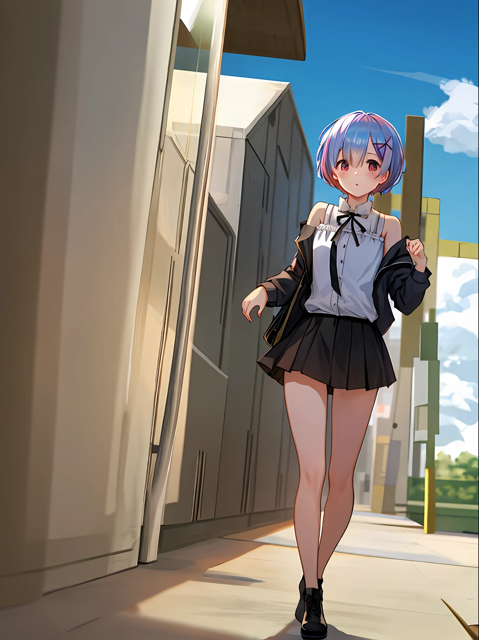 Rem ran across the prairie