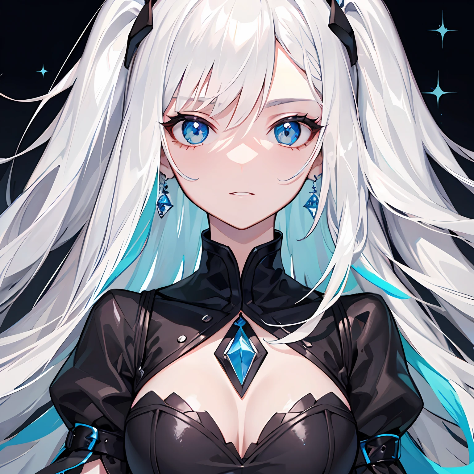 White hair, Sparkle, Masterpiece, Anatomically correct, High quality, Best quality, High details