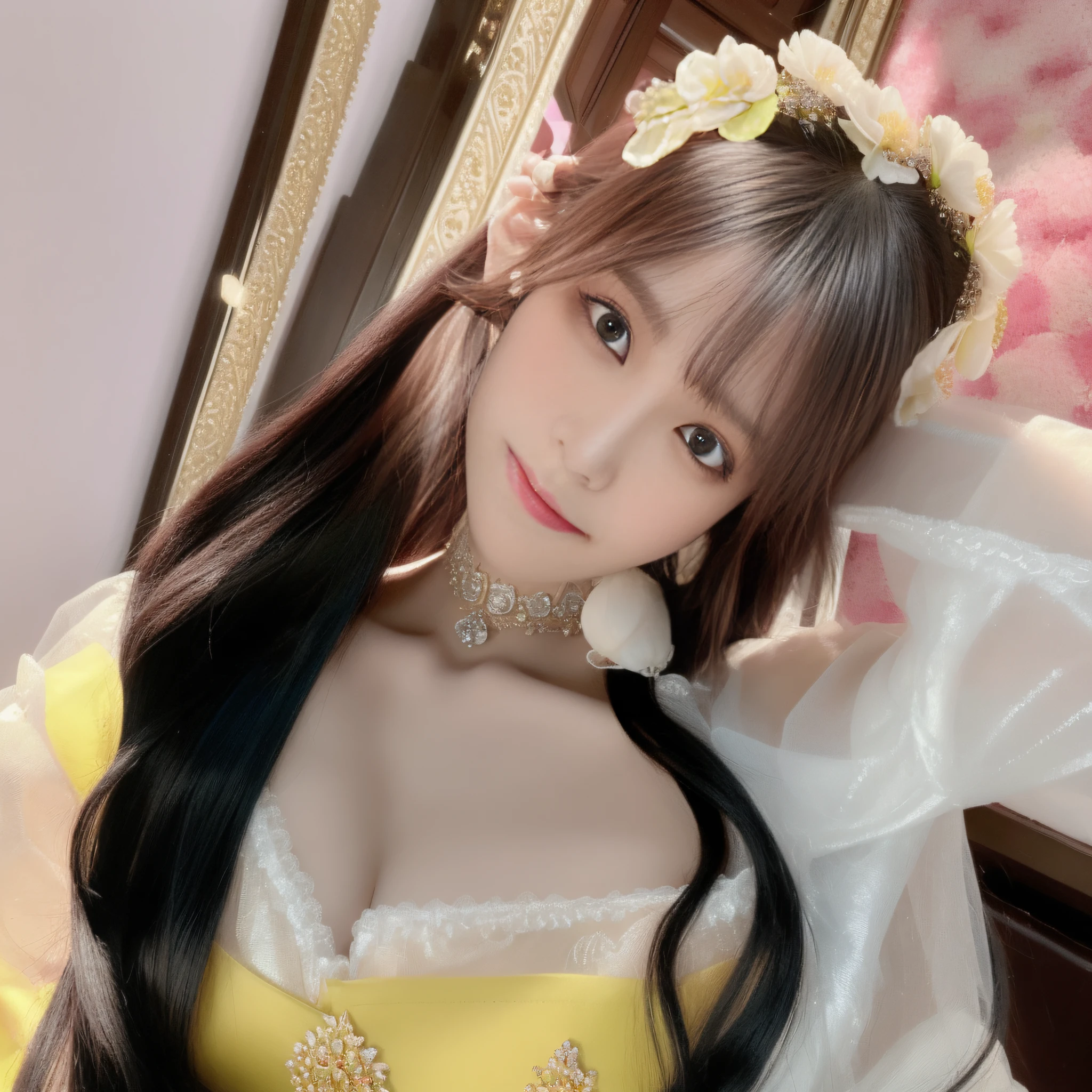 Girl, Solo, Long hair, bangs, Red eyes, Glowing, Glowing eyes, Perfect body, Beautiful face details,shoes, long eyebrow, Cute eyes, 电影灯光, 电影灯光, Strong contrast, High level of detail, dian, Masterpiece, White background,Chinese style, Midway portrait