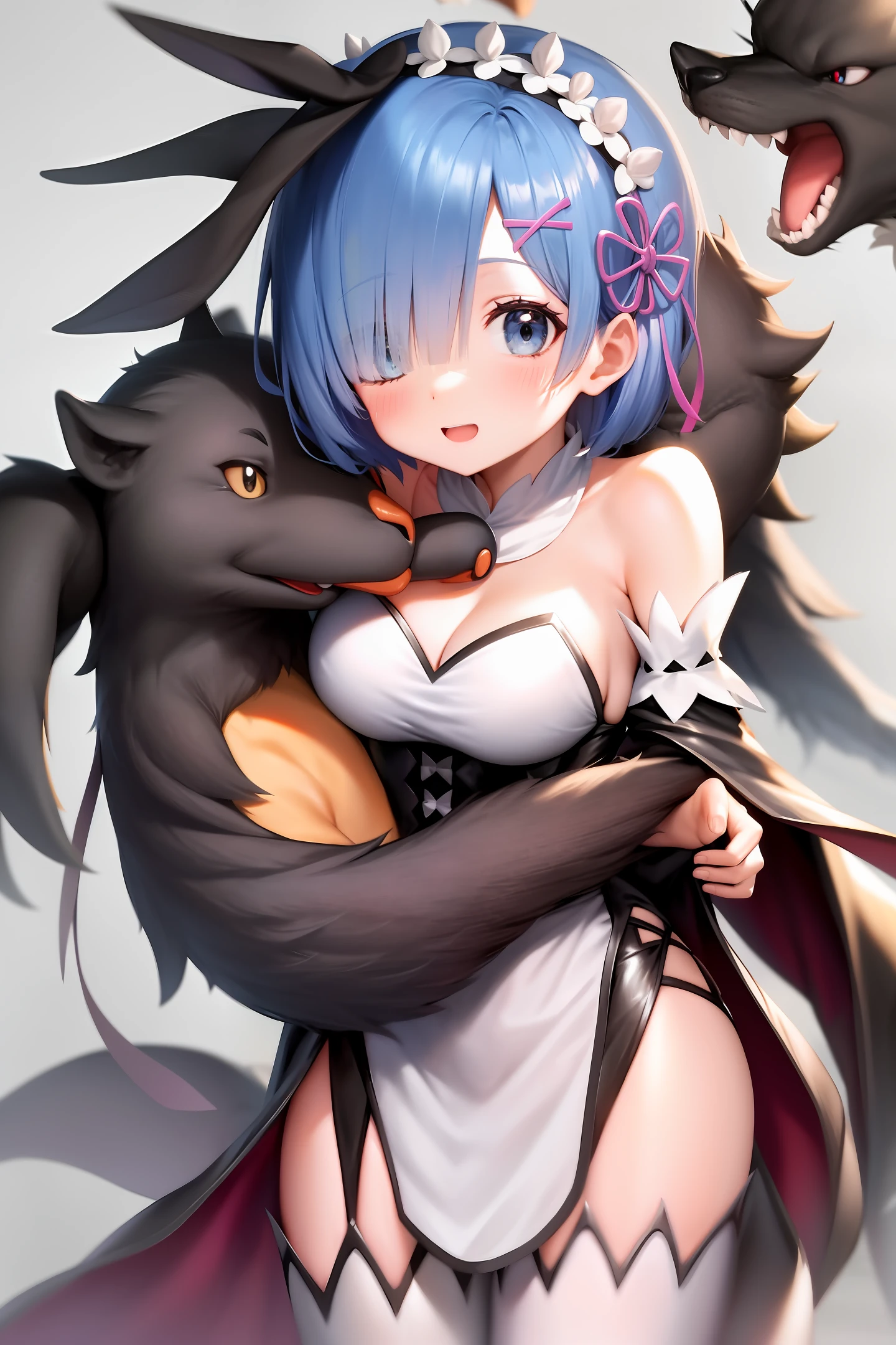 Rem hugged Ram