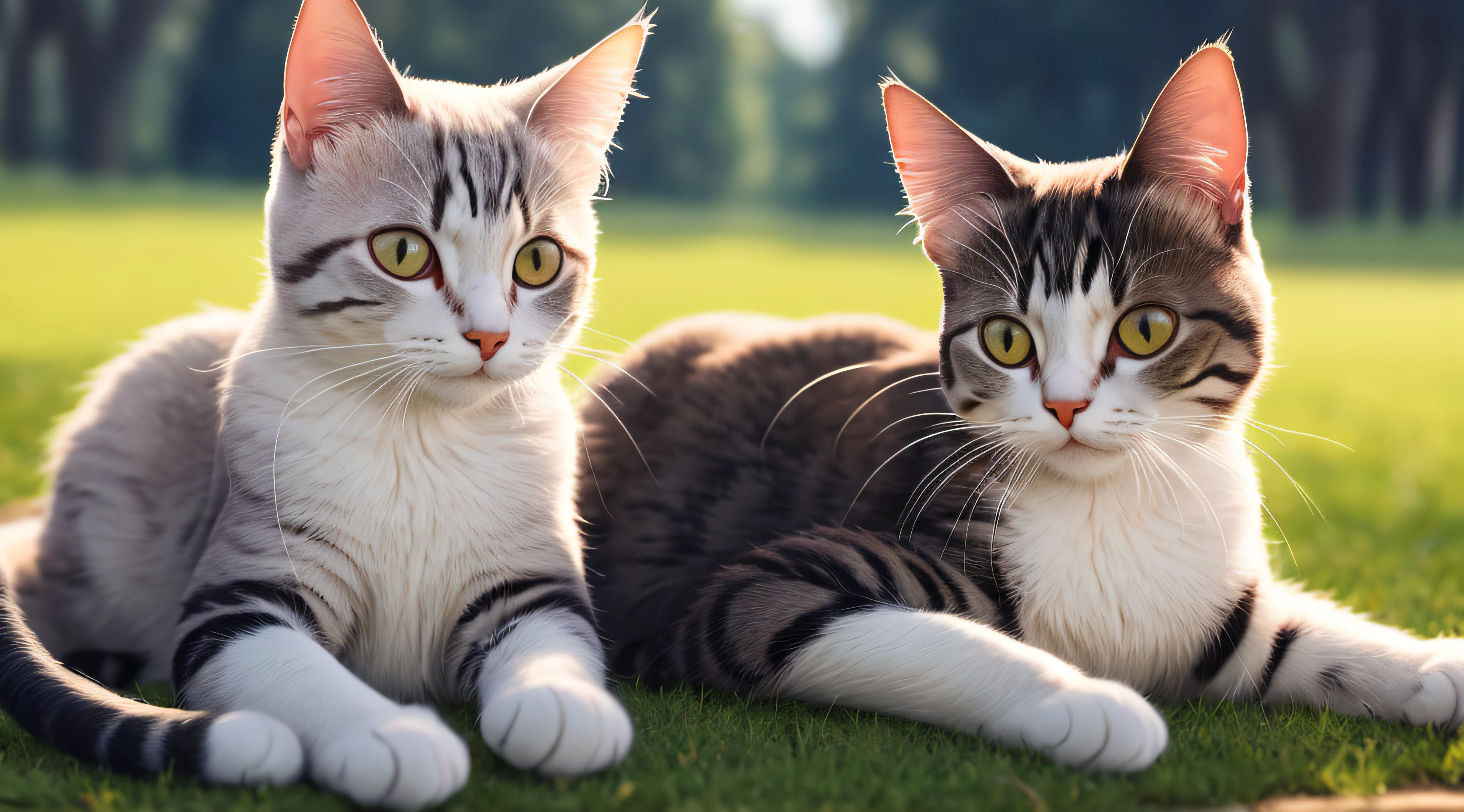 pussycat,long hair cat,Milky cat,Only cats,Unreal background --auto