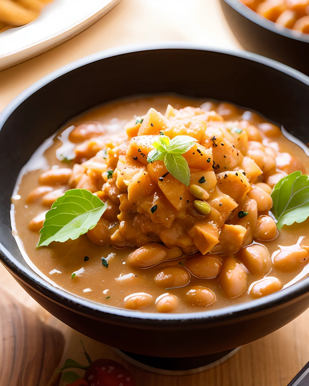 Food Handmade bean blossom delicious, fun, natural and healthy