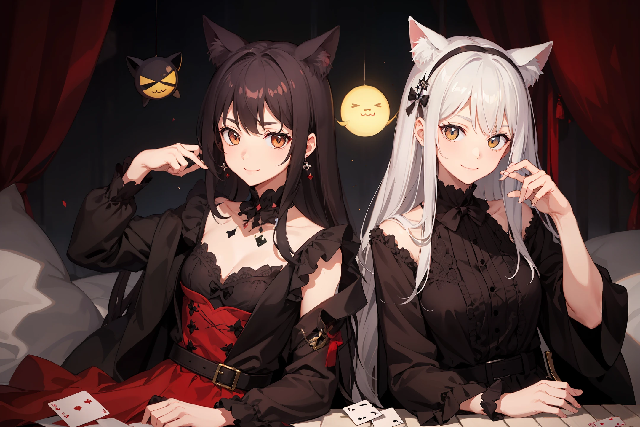 PlayingCards　catss　solid　A slight smil　shinigami