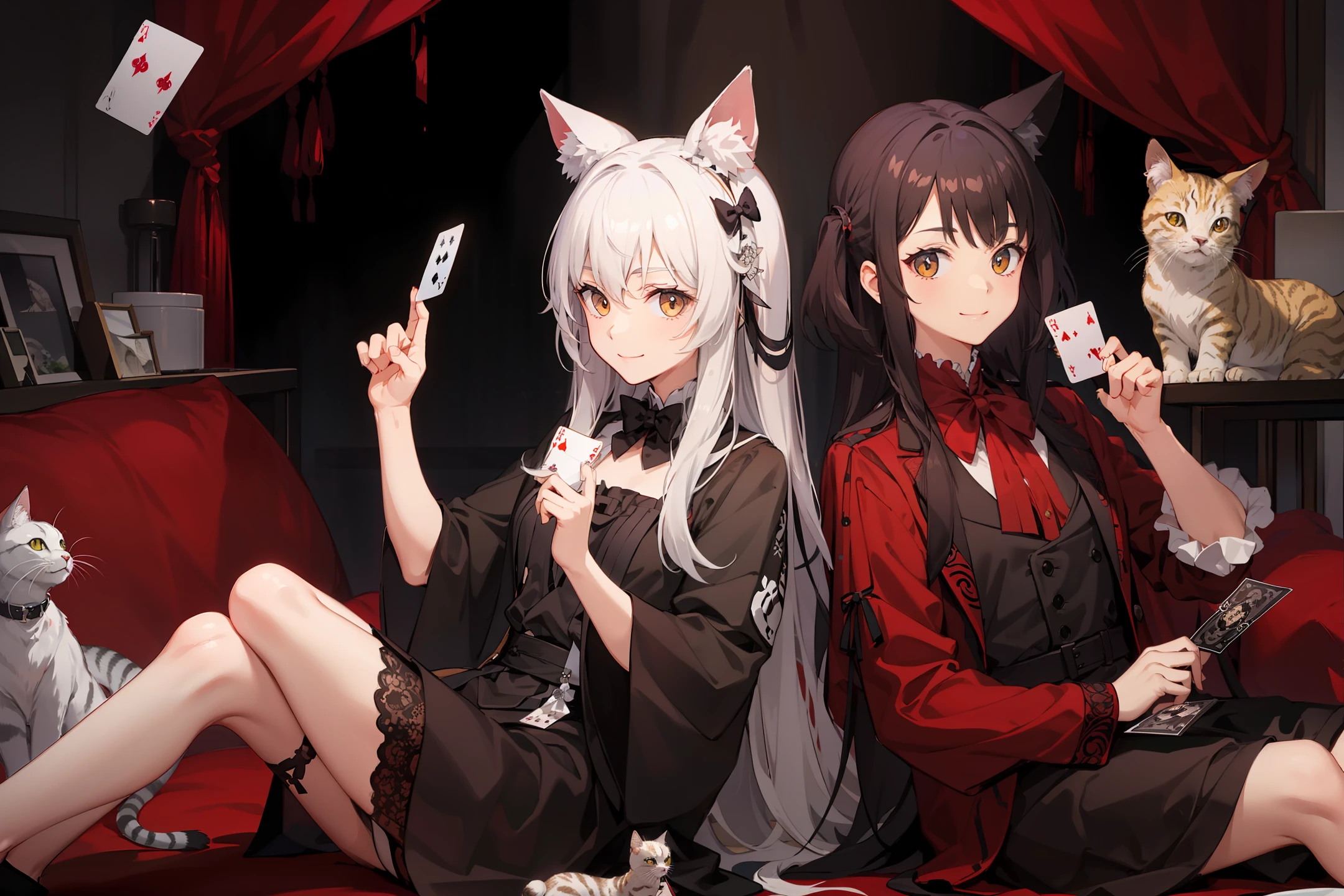 PlayingCards catss solid A slight smil shinigami