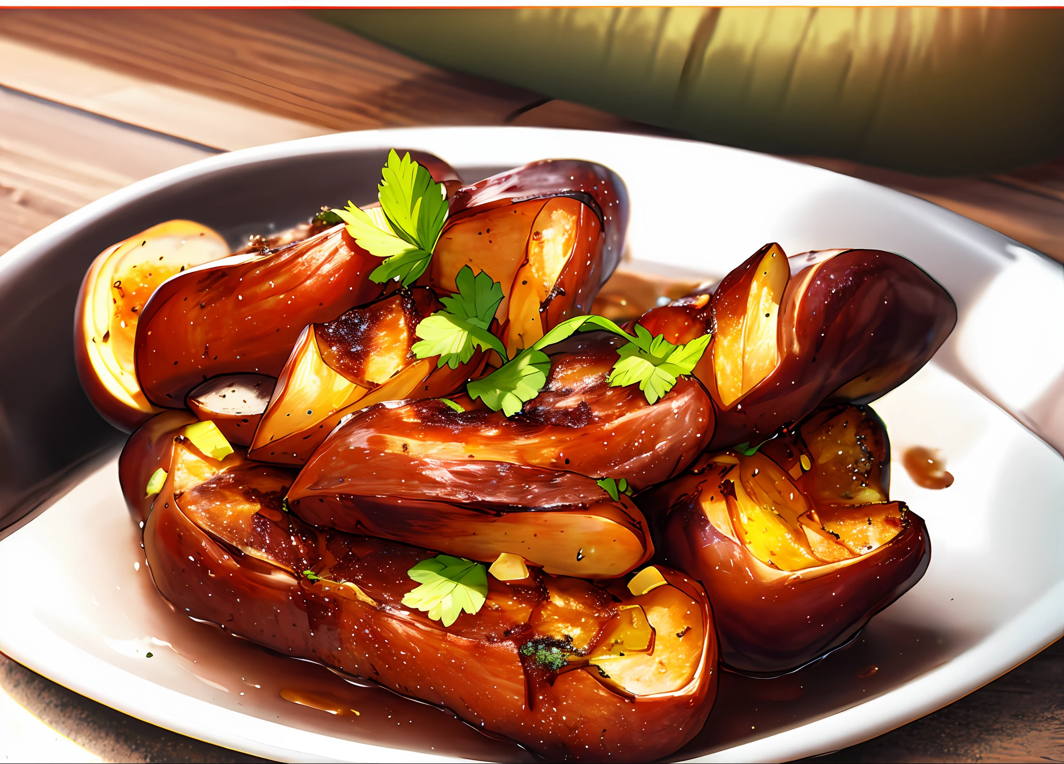 Sweet potatoes and potatoes