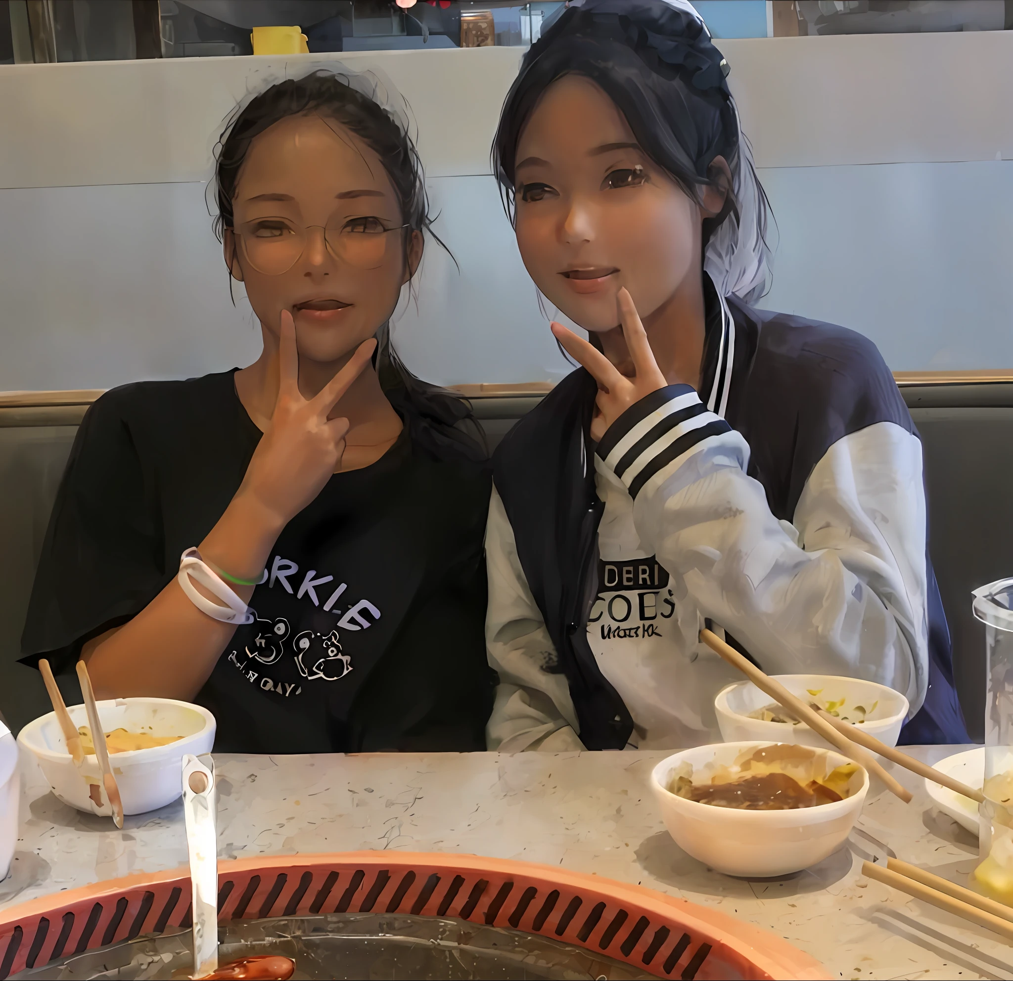 Two 14-year-old girls,anime big breast
