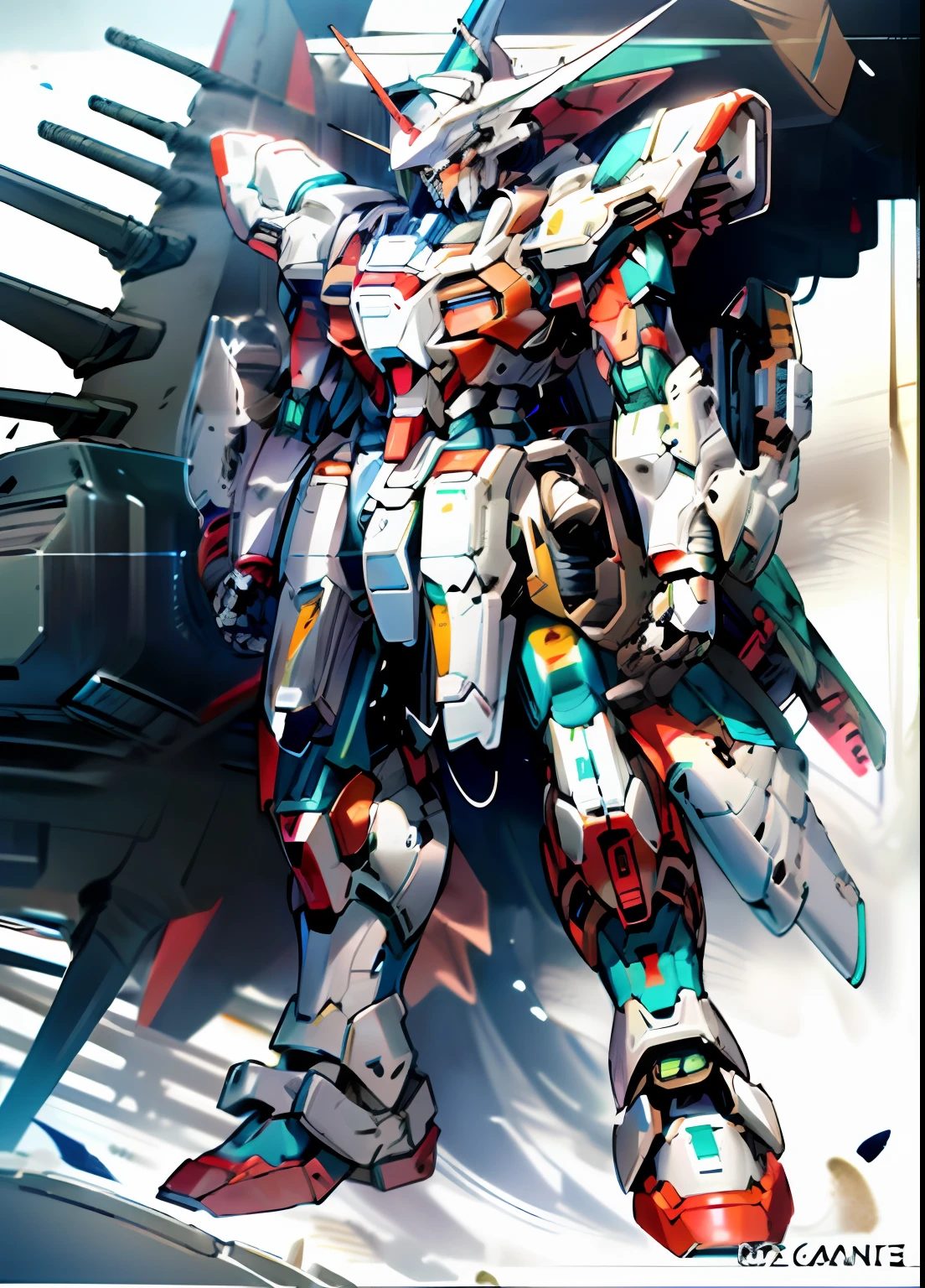 Drawing of a robot with a gun in his hand, gundam style, Gundam armor, Mobile Suit, Mecha Inspiration, , greek god in mecha style, # Mecha, armored core style mecha, gundam wing style armor, cool mecha style, alexandre ferra white mecha, Alexander Ferra Mecha, Mecha suit