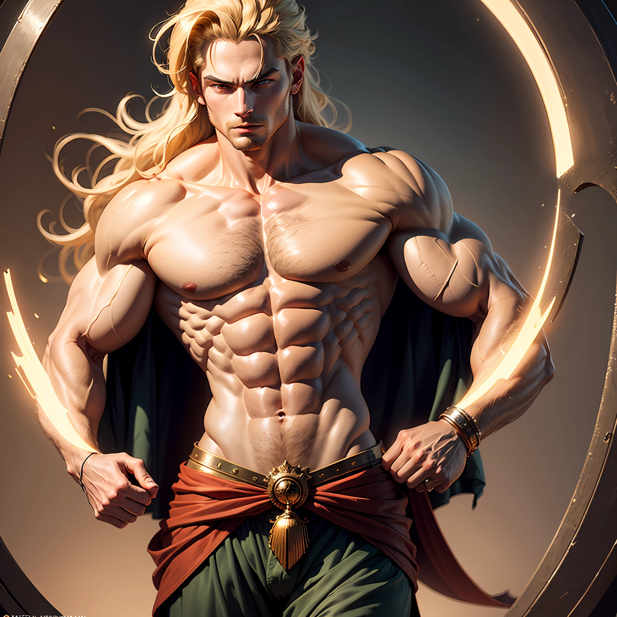 code, runic, blond eyes, Handsome, Greek mythological style, 8k, super detail, Muscle detailed --auto