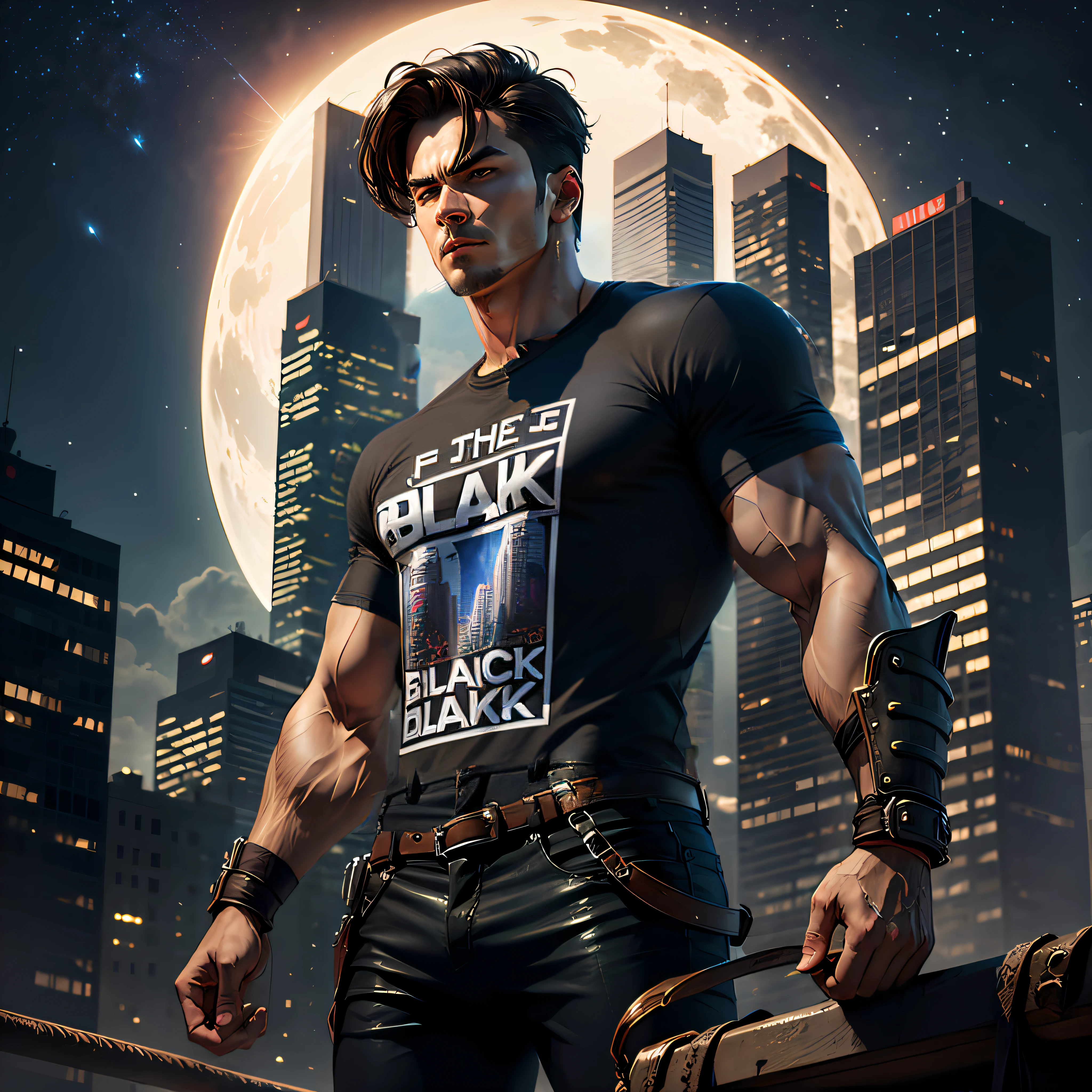 Black T-shirt --auto