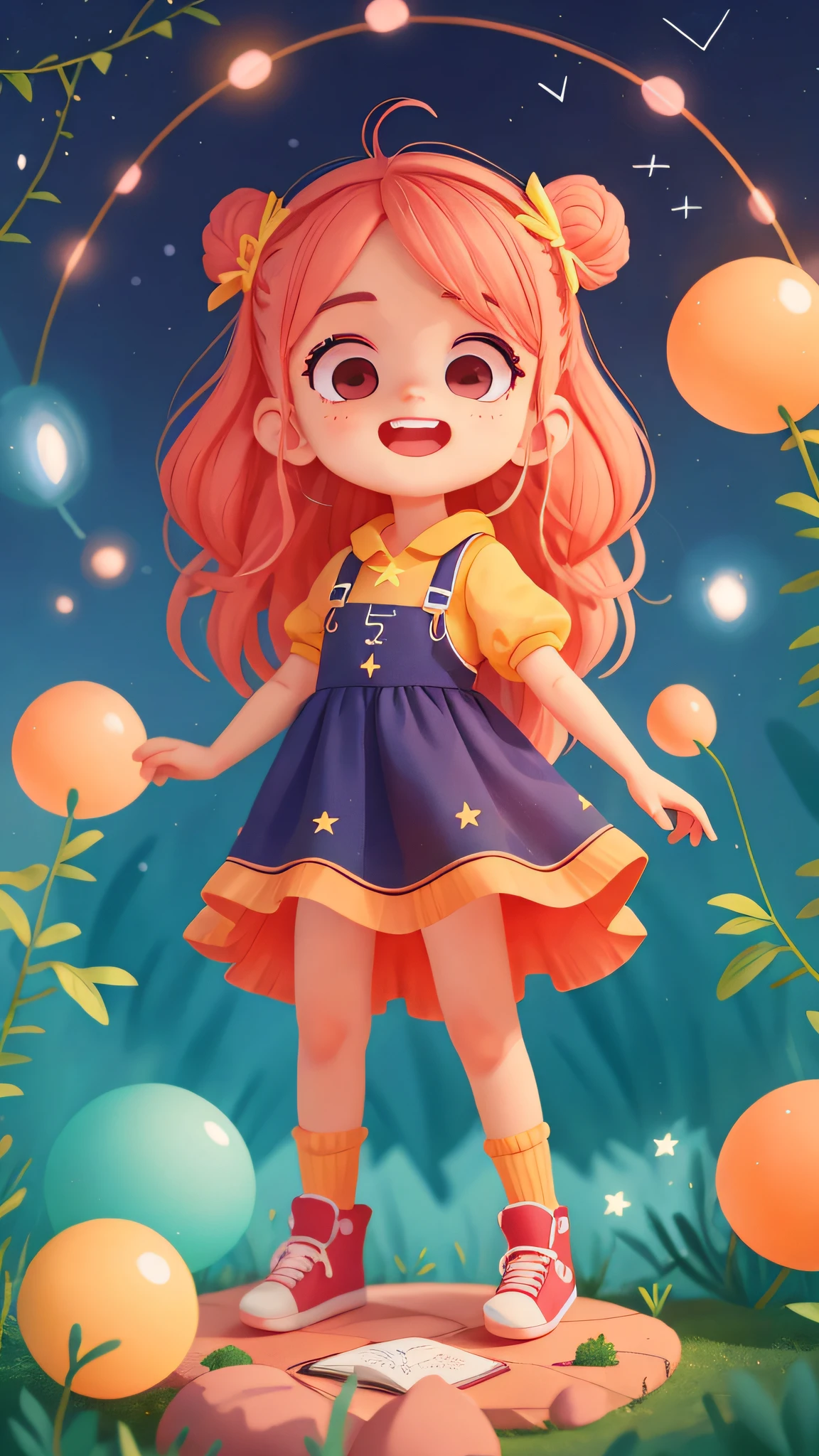 1girll,Lie on the roof and watch the stars,Black is also the night sky,with the sky full of stars,(tmasterpiece:1.2) (realisticlying:1.2) (Bokeh) (best qualtiy) (detailedskin:1.3) (complexdetails) (8K) (detailedeyes) (Sharp focus),(having fun)