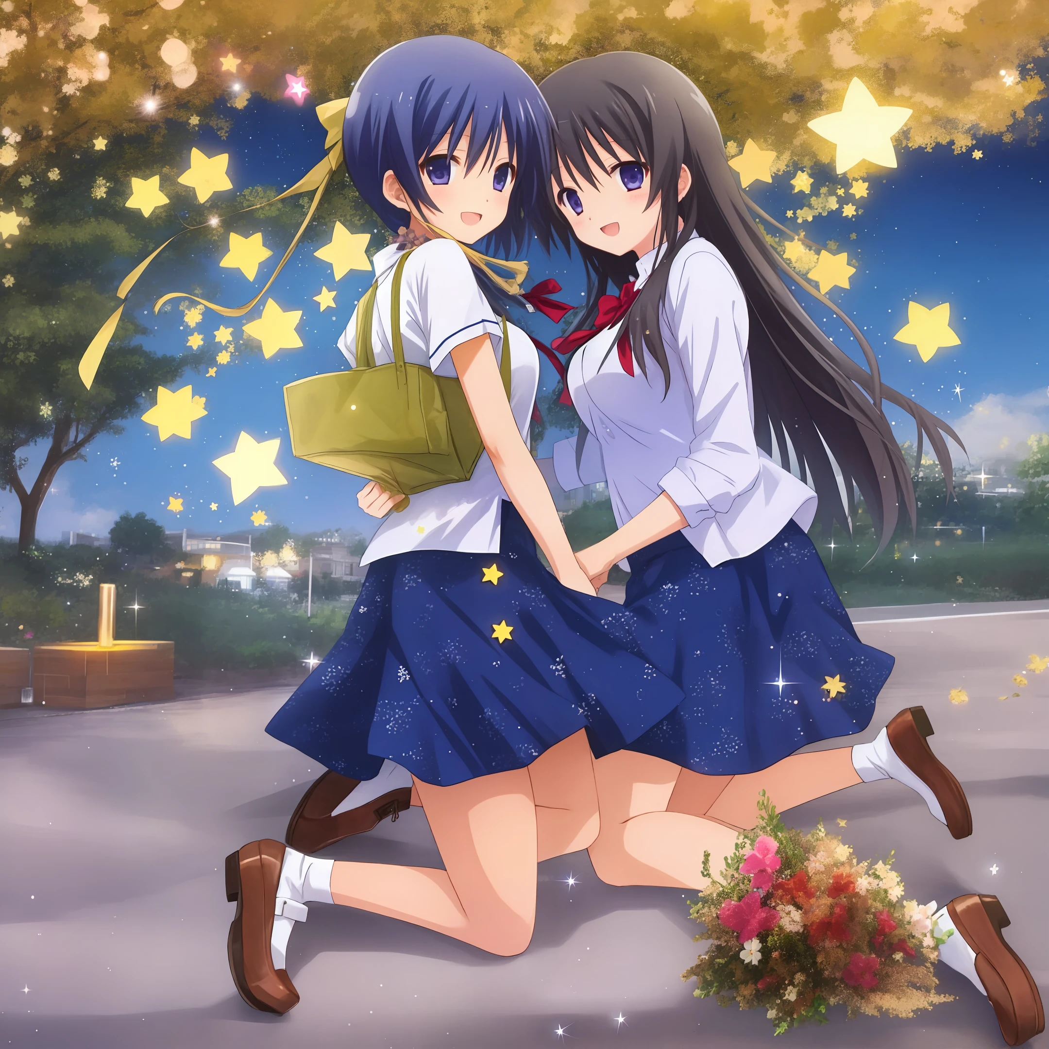 Love Hoshino under the stars
