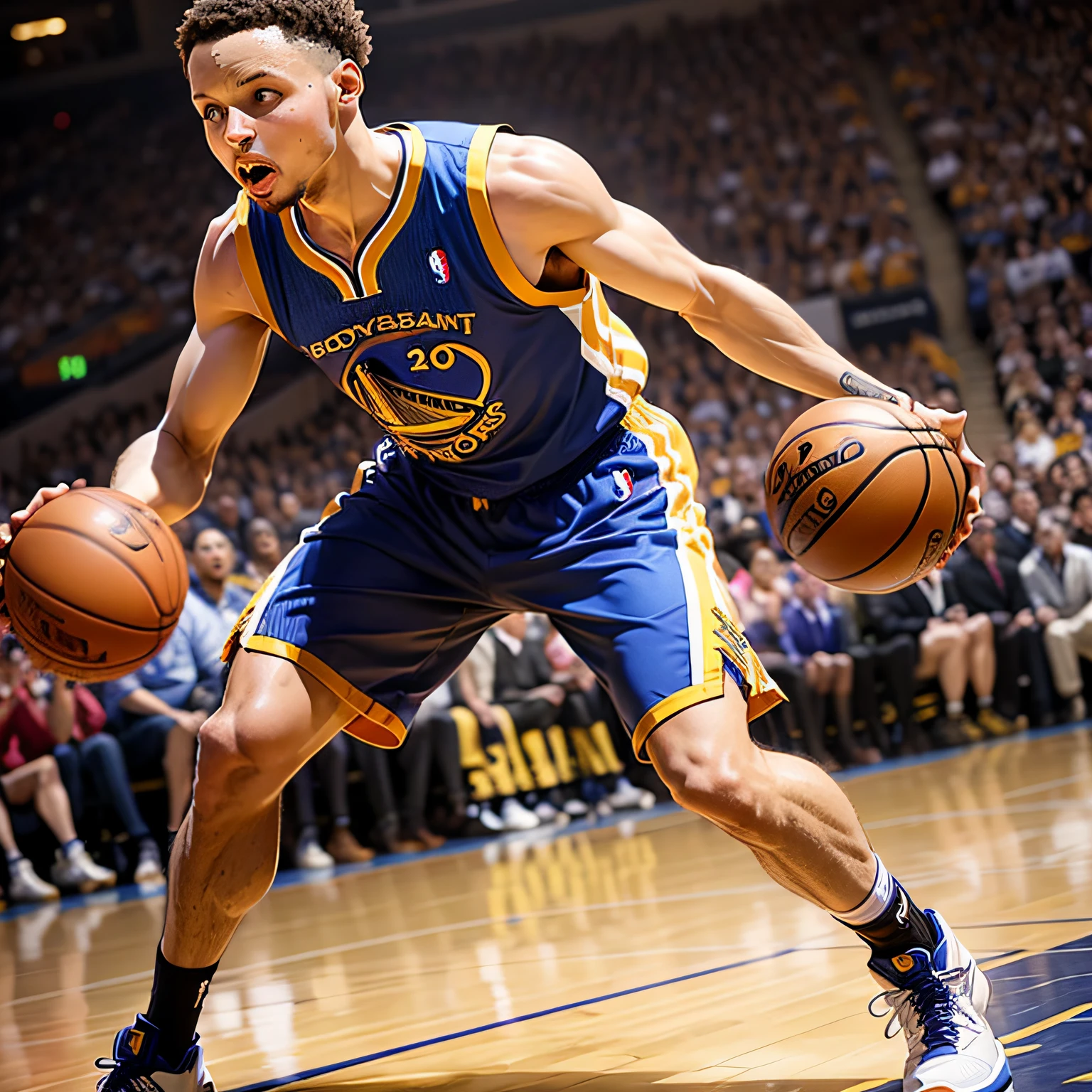 Curry NBA dribbles --auto
