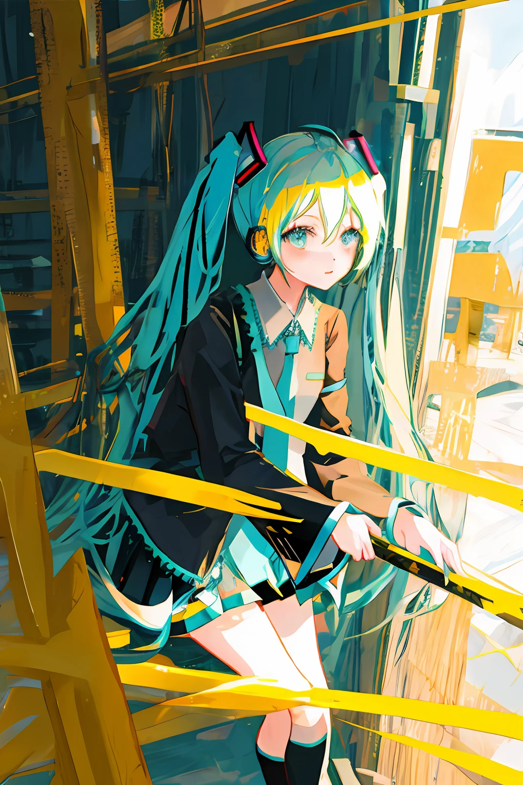 Hatsune Miku Yellow hair