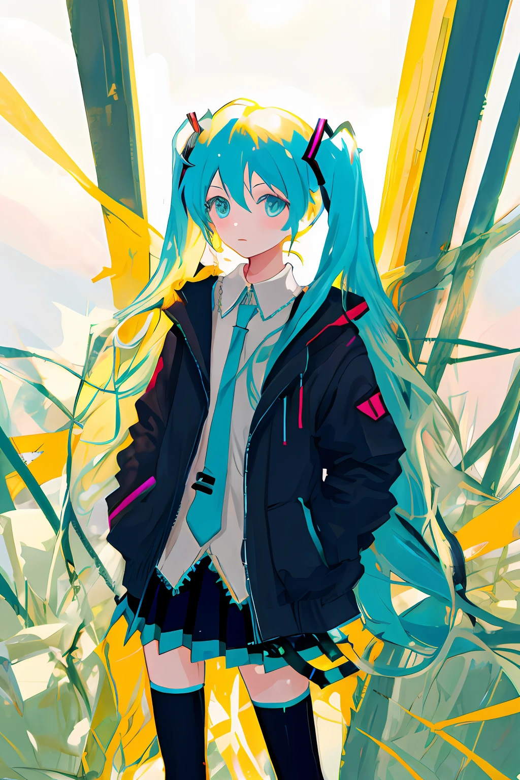 Hatsune Miku Yellow hair
