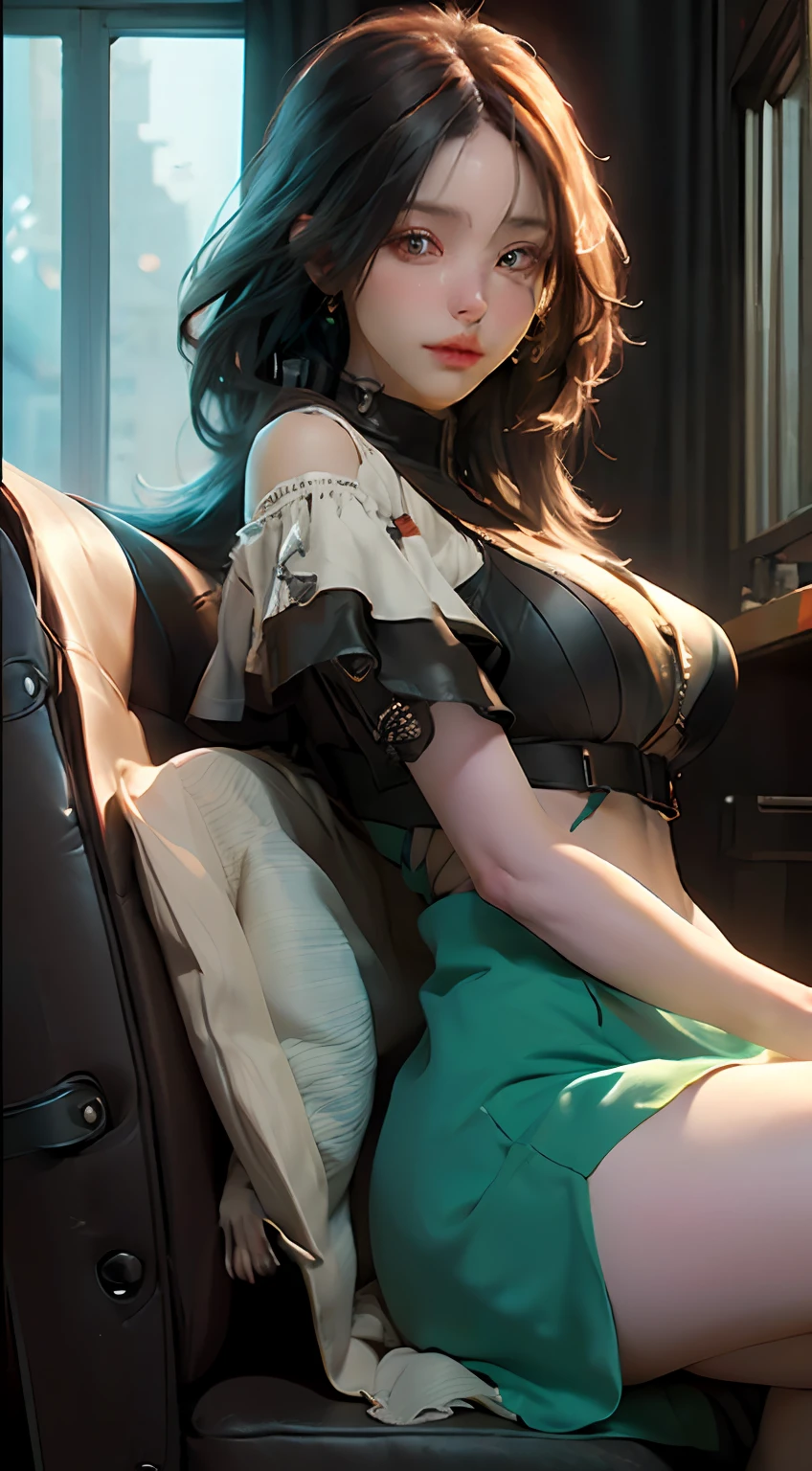 ((Best quality)), ((masterpiece)), (detailed:1.4), 3D, an image of a beautiful cyberpunk female,HDR (High Dynamic Range),Ray Tracing,NVIDIA RTX,Super-Resolution,Unreal 5,Subsurface scattering,PBR Texturing,Post-processing,Anisotropic Filtering,Depth-of-field,Maximum clarity and sharpness,Multi-layered textures,Albedo and Specular maps,Surface shading,Accurate simulation of light-material interaction,Perfect proportions,Octane Render,Two-tone lighting,Wide aperture,Low ISO,White balance,Rule of thirds,8K RAW,