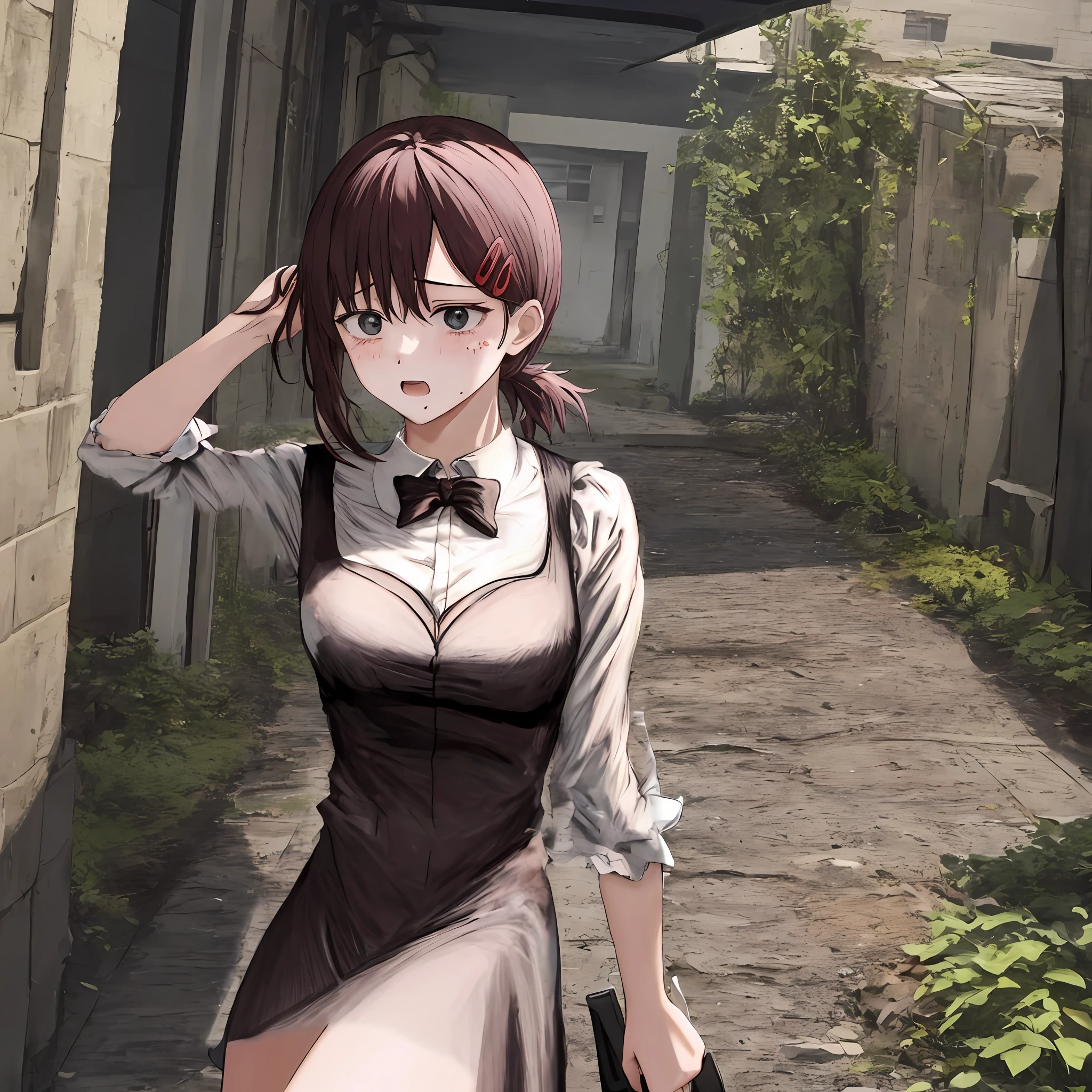 Bloodstained maid outfit