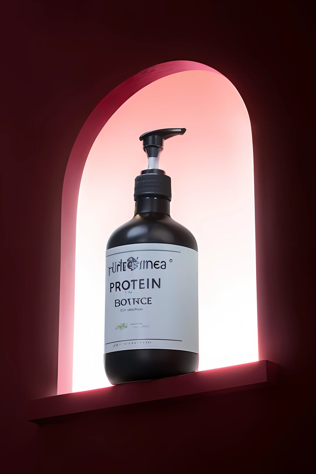 Bottles placed on window shelves, professional product photo, professional product shot, Product photography, mid tone, health potion, products shot, Product photo, ProductAdvertisements, dark-toned product photos, Professional product photography, product design shot, product introduction photos, Backlit fan wall
