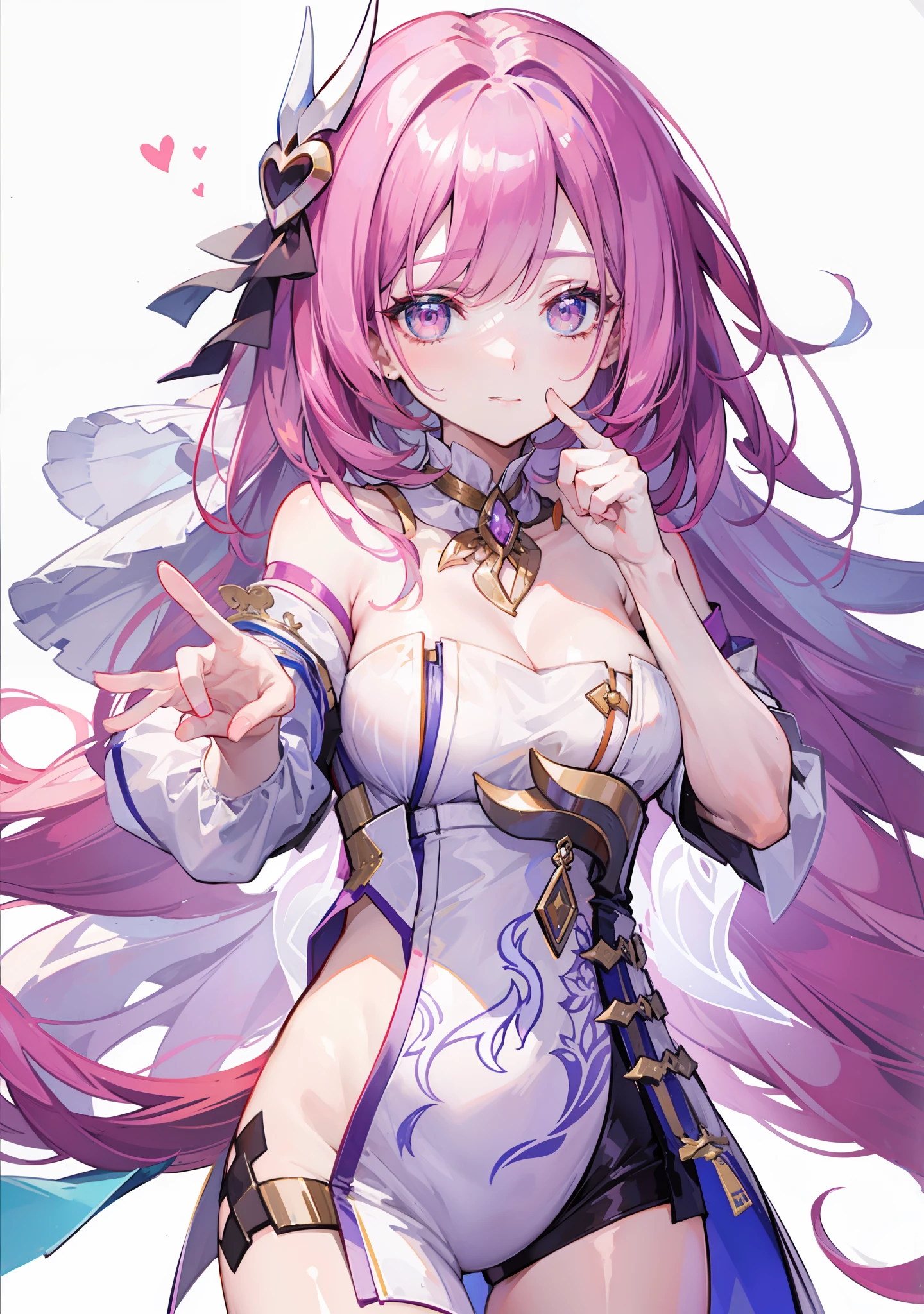 Fingers open，Towards the audience