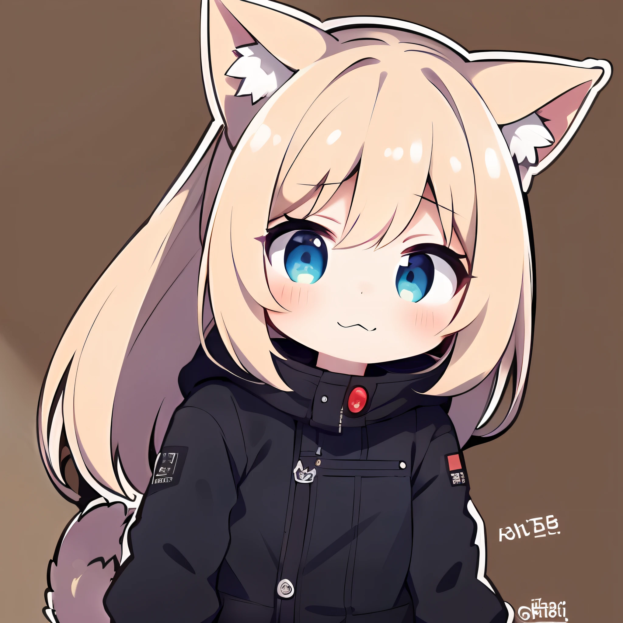 Cartoon drawing of cat girl with blue eyes and black coat, cute anime catgirl, Cute!! tchibi!!! cat woman, anime catgirl, anime moe art style, From Arknights, anime girl with cat ears, Very beautiful anime cat girl, beautiful anime catgirl, anime cat, Cute anime style, female furry mini cute style, nekomimi