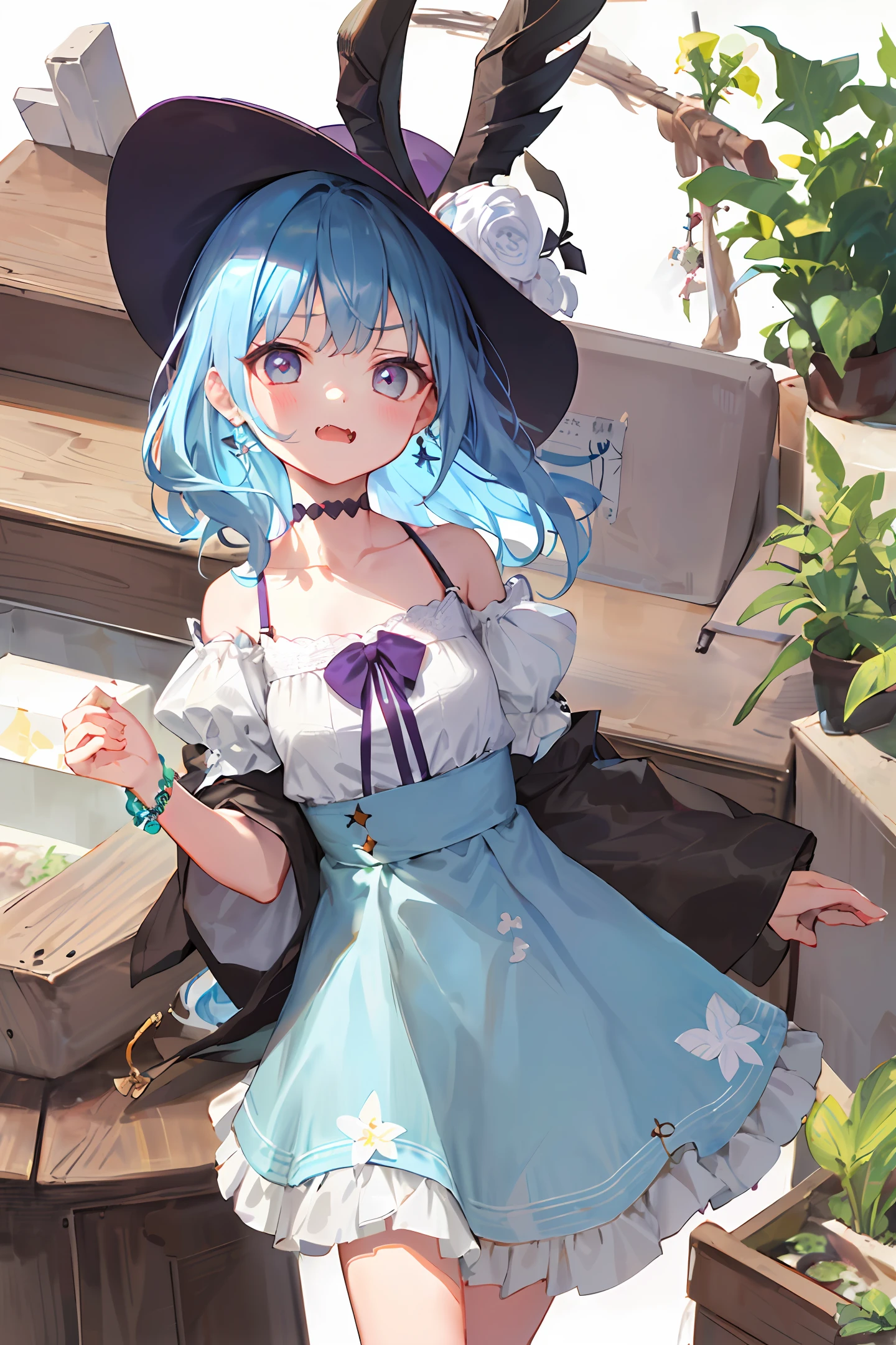 (Cute s:2),(Cyan dress decorated with gemstones),wavey hair,(long whitr hair:1.3),(head gear),Heart-shaped earrings,(Eyes that shine like jewels:1.2),naïve,(having fun:1.2),inside in room,short- sleeved,(Young:1.4),(White and tender skin:1.5),(slender figures),(Sit in a chair),(((Erlang legs))),(Foot perspective),((looking-down)),(White stockings),(There is a ribbon tied to the socks),toes,Plantar of the foot,(slender figures),(Very angry),(skin fang),(hands on hips),Cute cute cute cute cute cute cute cute cute cute cute cut,Moe moe,cutest ,endearing,immature ,(Dumb 1.6),Cute cute cute cute cute cute cute cute cute cute cute cut,(bit girl:1.7),(Small 1.2),(short stature),(petite:1.4),cute cute,adolable,Lolilolilolte cute,Full body photo,without wearing shoes,Foxtail,Fox ears,