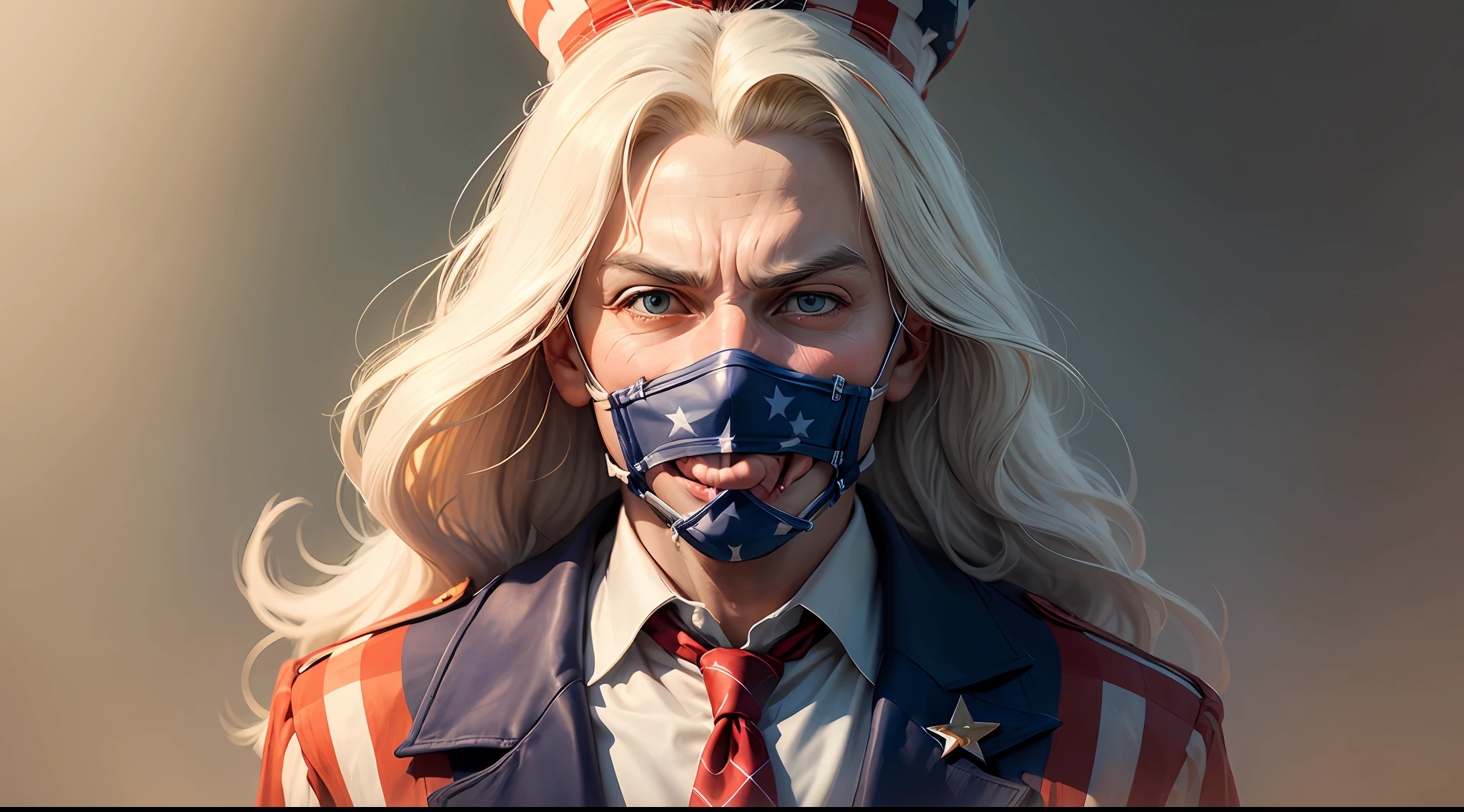 Gagged Uncle Sam --auto