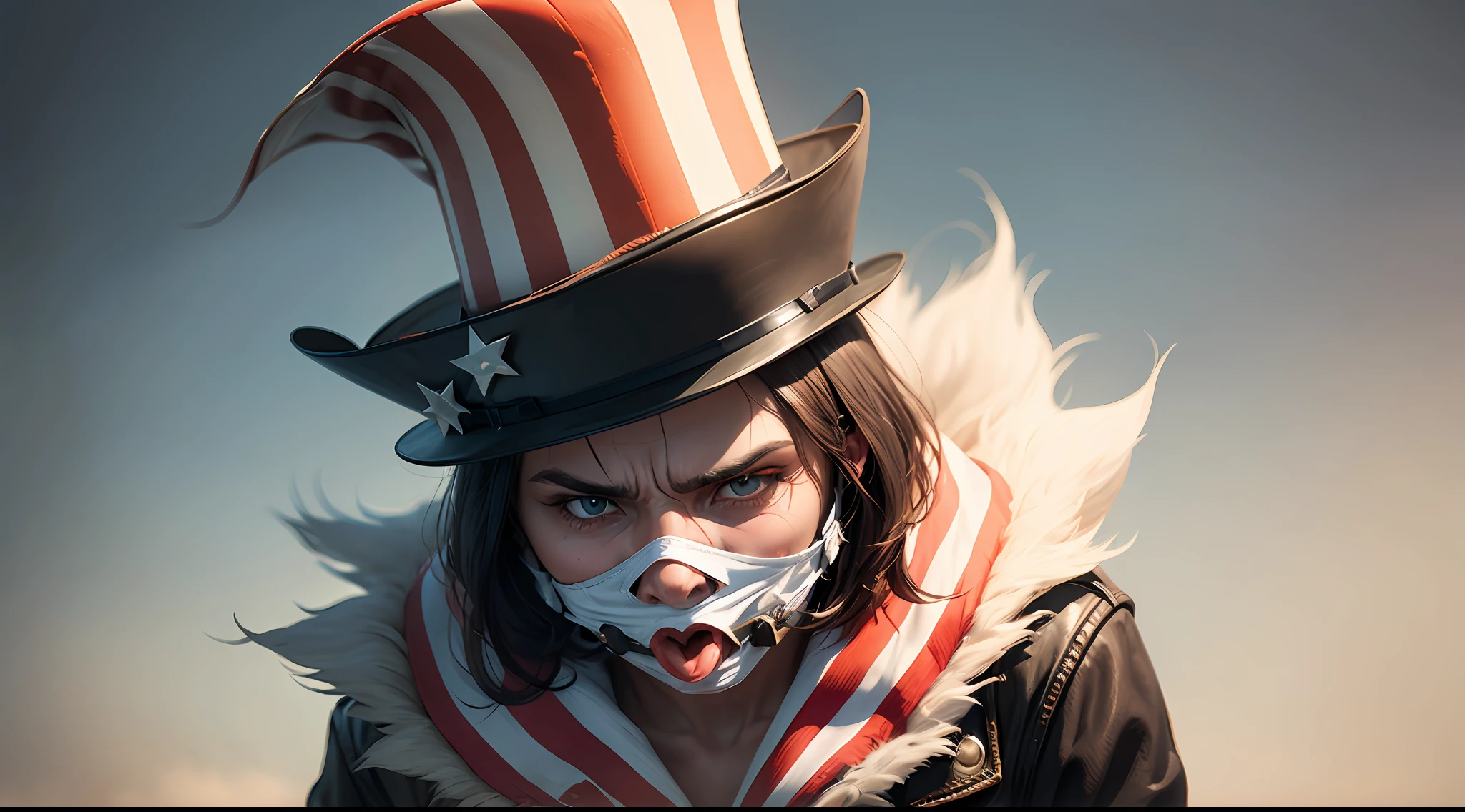 Gagged Uncle Sam --auto