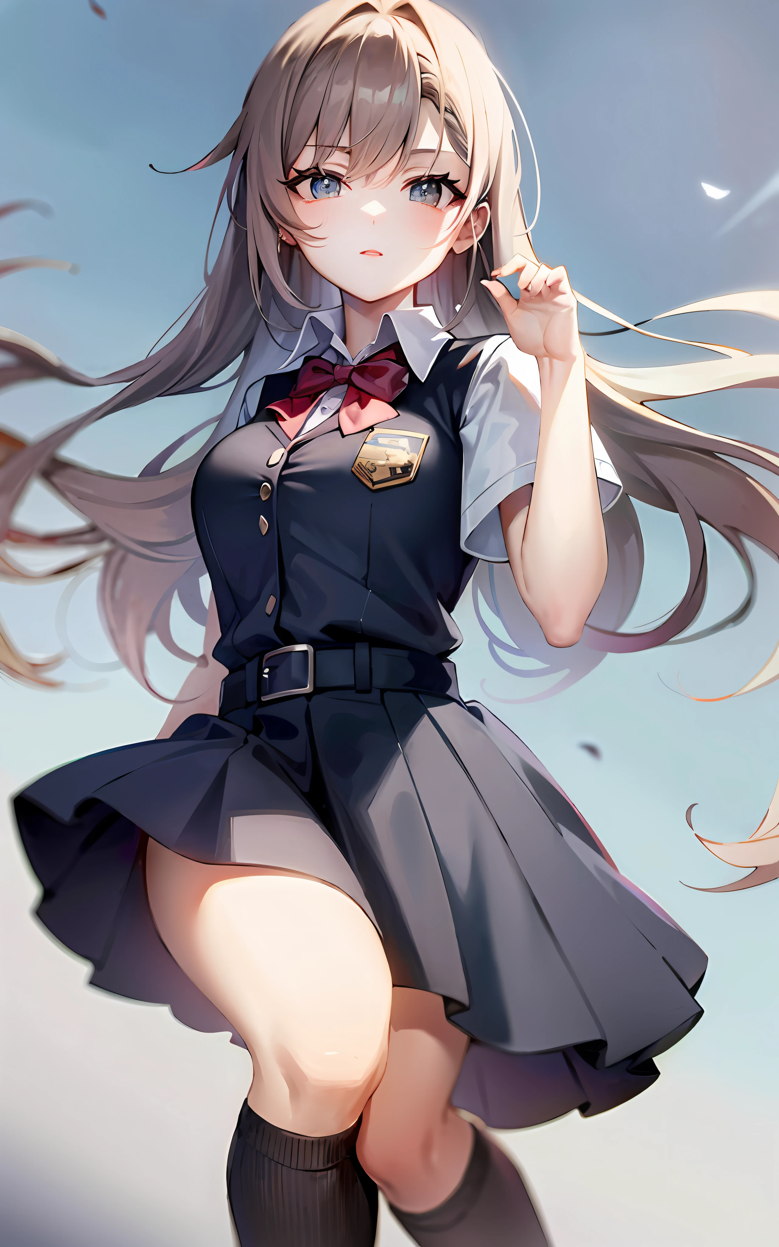 school badge,evening light