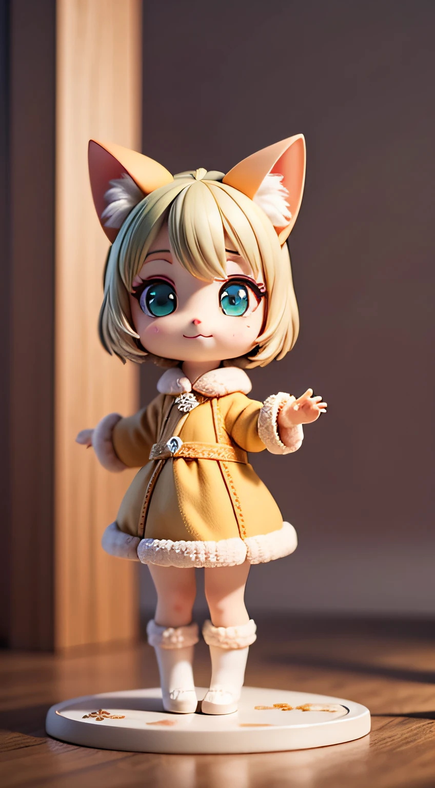 catss, shaggy, fluffly, softness ((best qualtiy)), ((tmasterpiece)), ( extremedetailed, highest details, offcial art, Beauty and aesthetics:1.2), depth of fields, Composition full body, (tchibi) , (beautiful and detailed eye:1.3),(extremely happy:1)