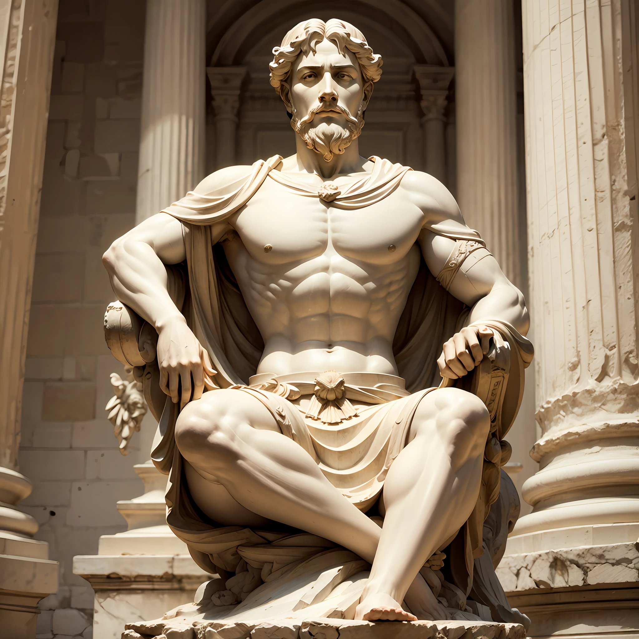 Greek sculpture of the philosopher Marcus Aurelius