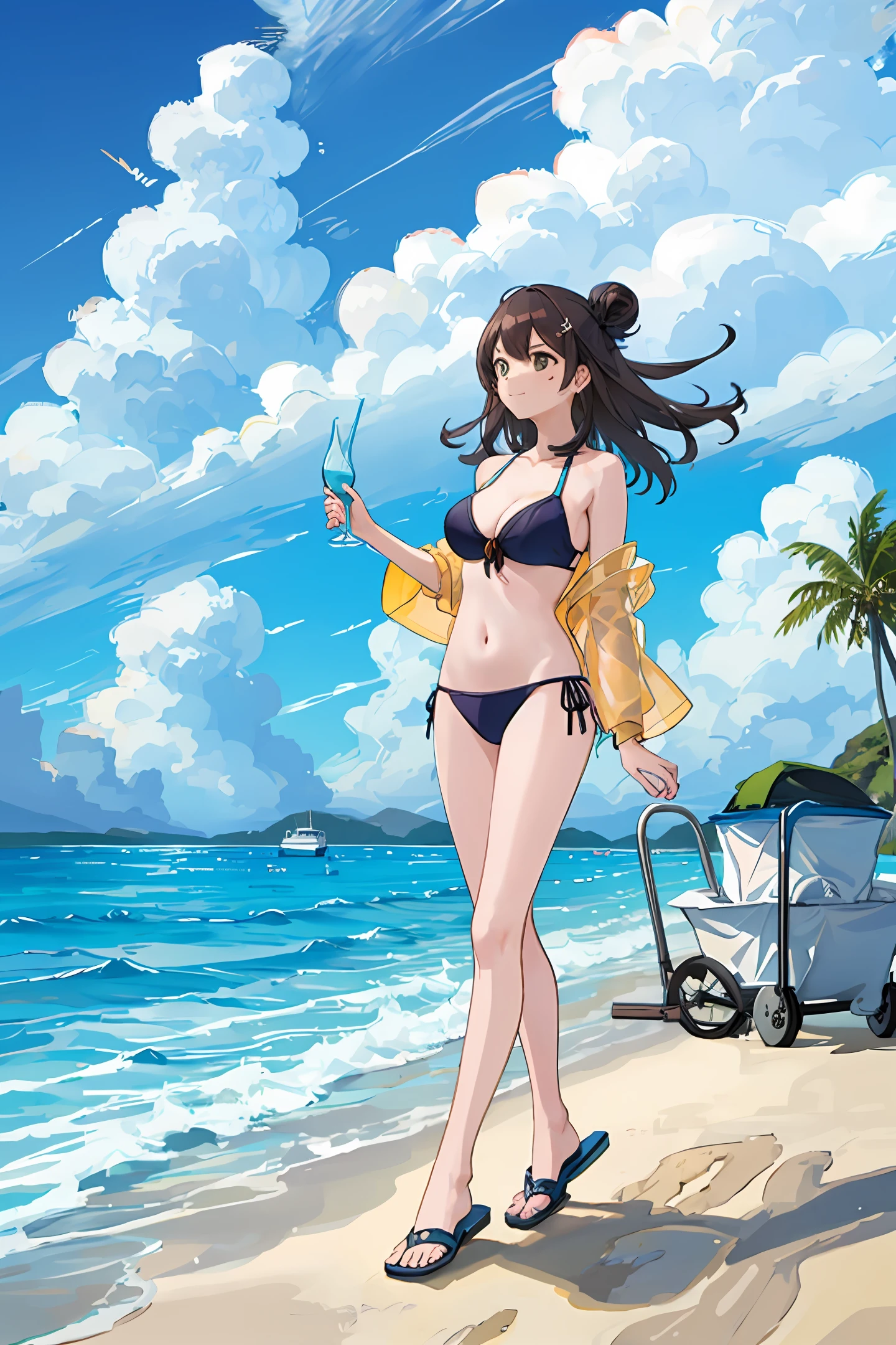 Kizi，beachside，swim wears