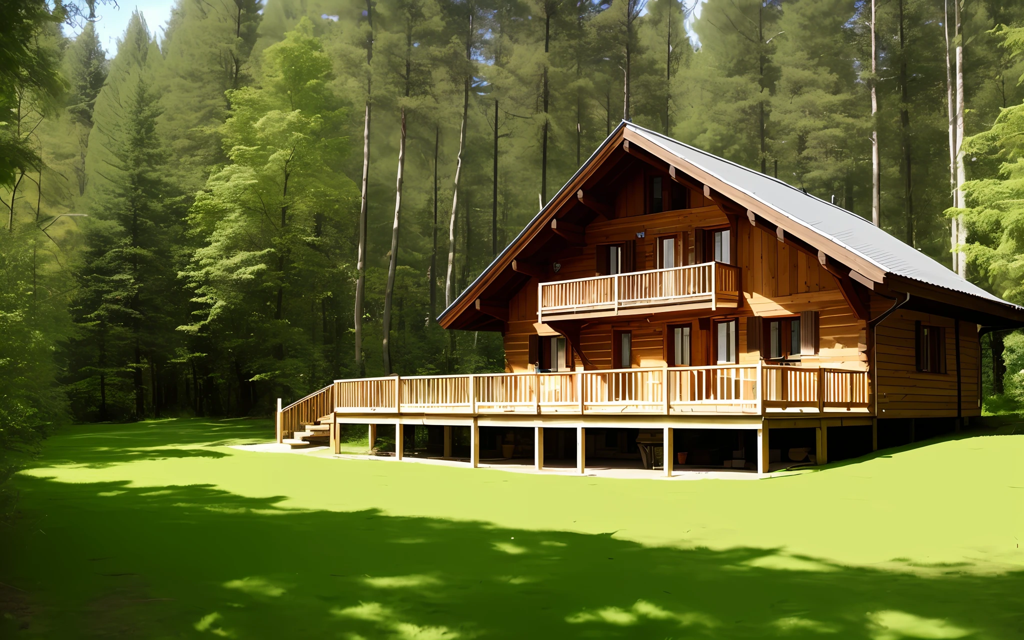 Chalet in the forest