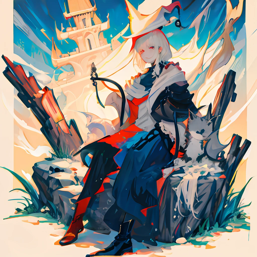 White-haired witch