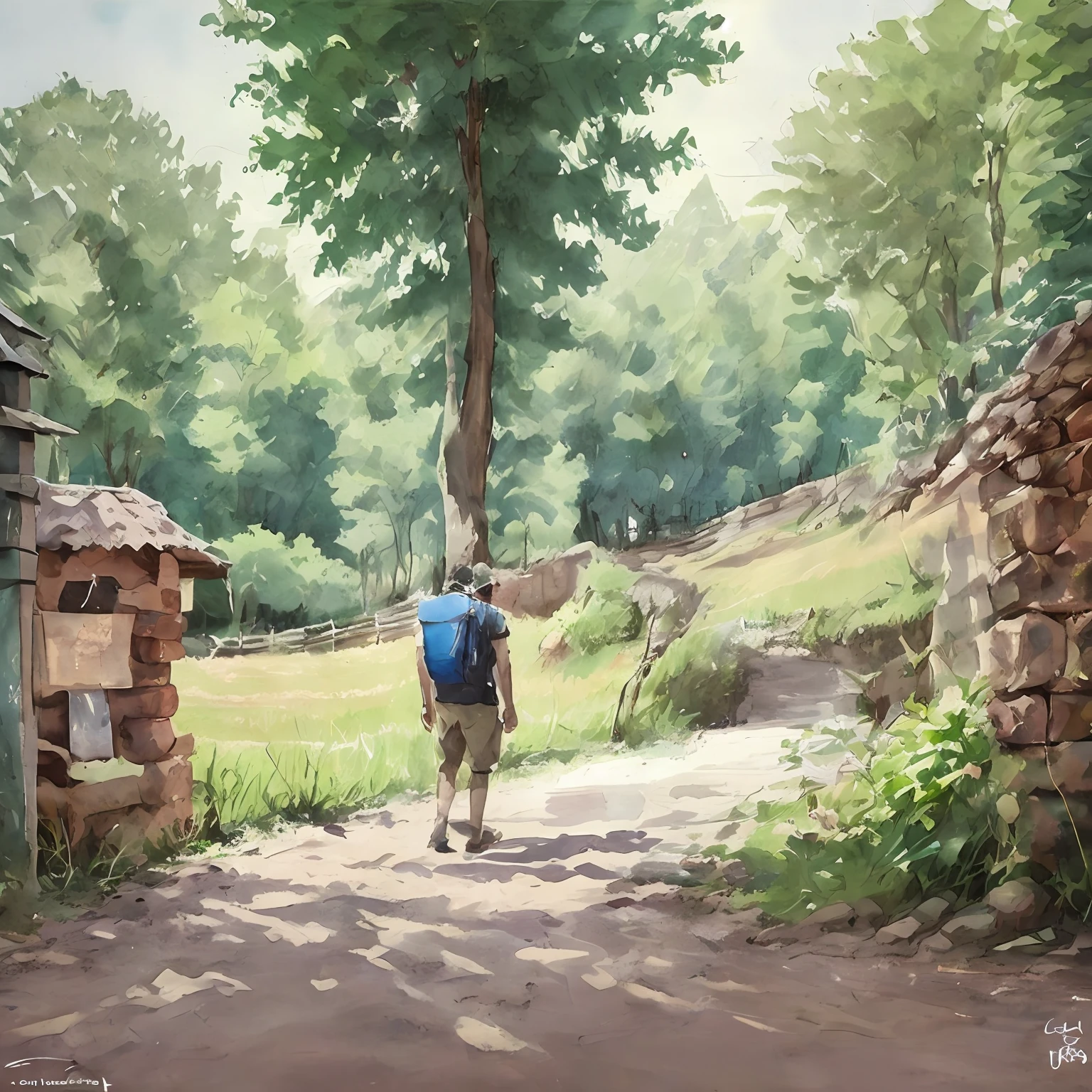 One day, as he walked along the road of life, he was faced with a series of challenges.
