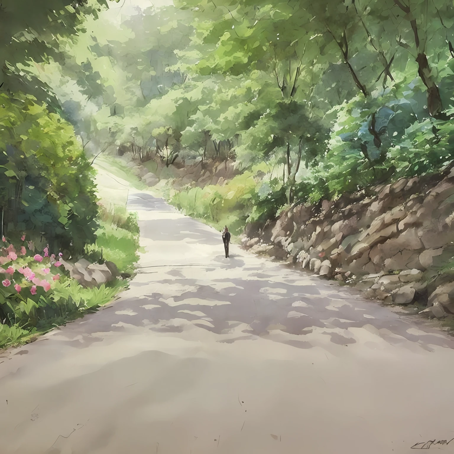 One day, as he walked along the road of life, he was faced with a series of challenges.