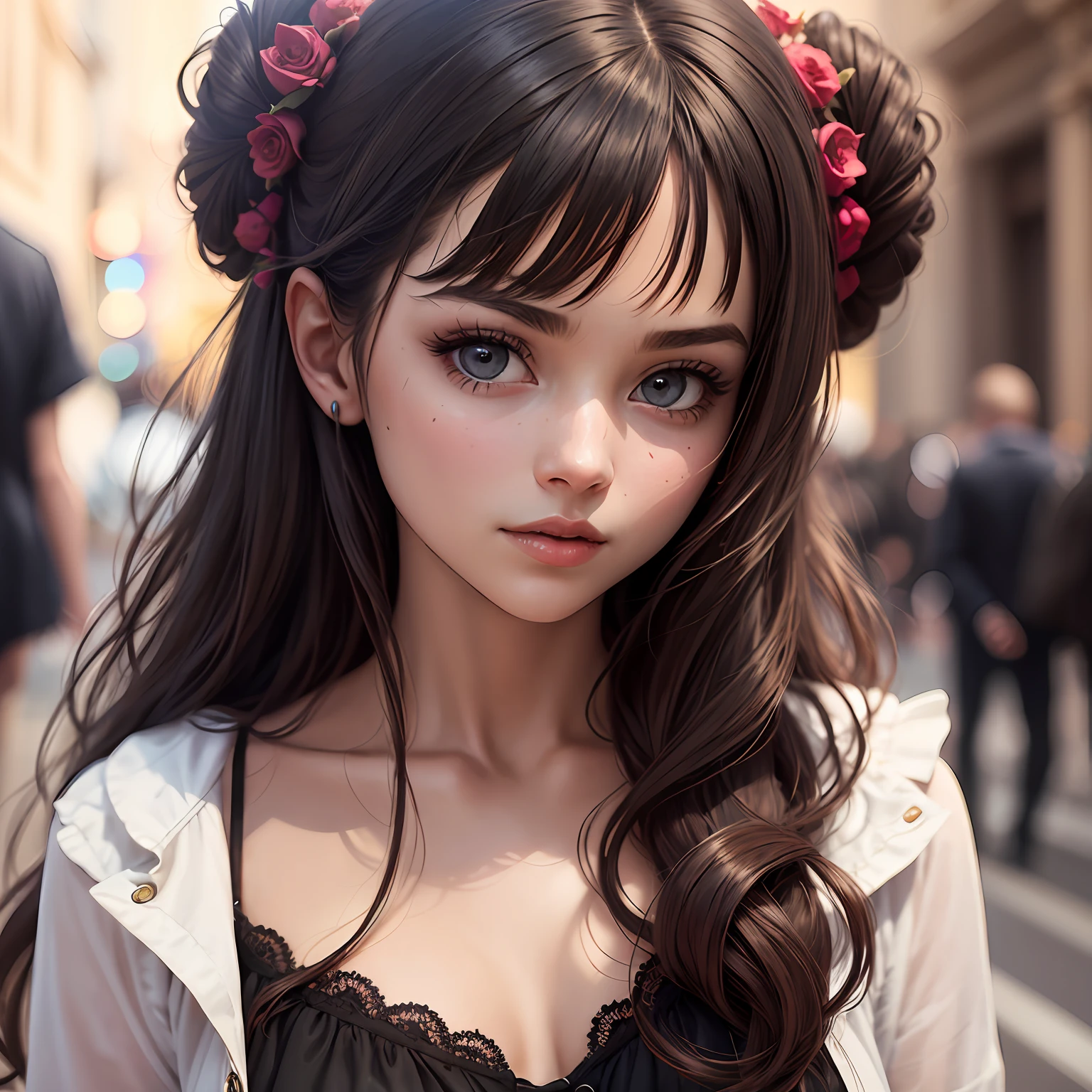 The girl is pure and beautiful --auto