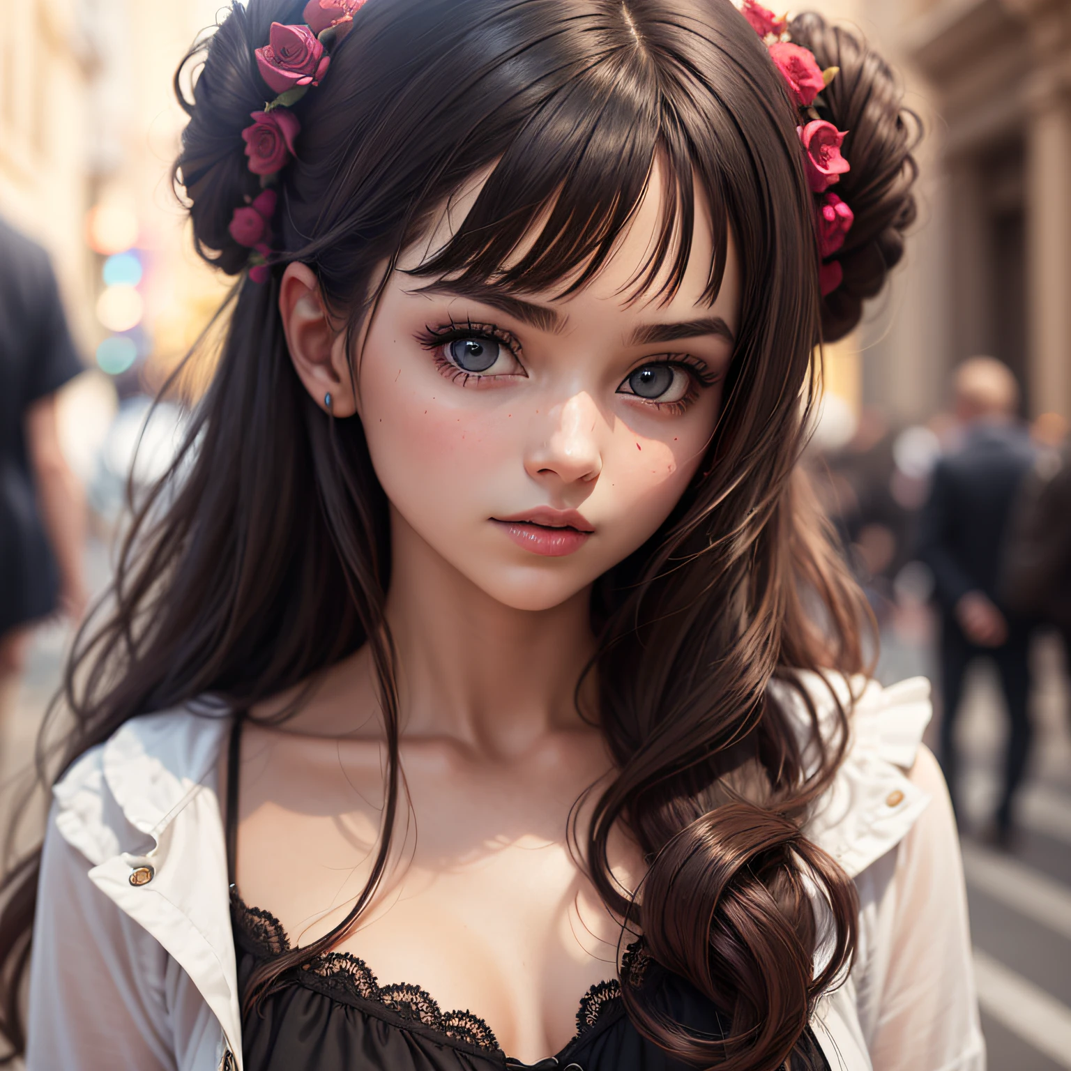 The girl is pure and beautiful --auto