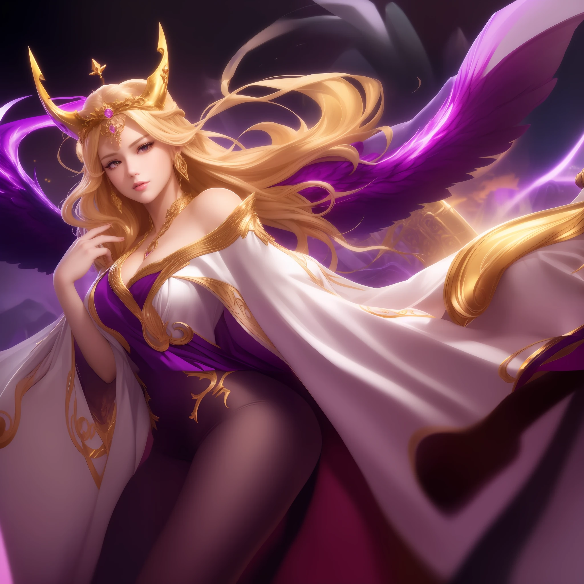 a woman with long blonde hair and a crown on her head, artgerm detailed, very detailed Artgerm, ArtGerm on ArtStation Pixiv, style of artgerm, ArtGerm. high detailing, ArtGerm. Anime Illustration, artgerm style, artgerm art, Concept art | ArtGerm, artgerm lau