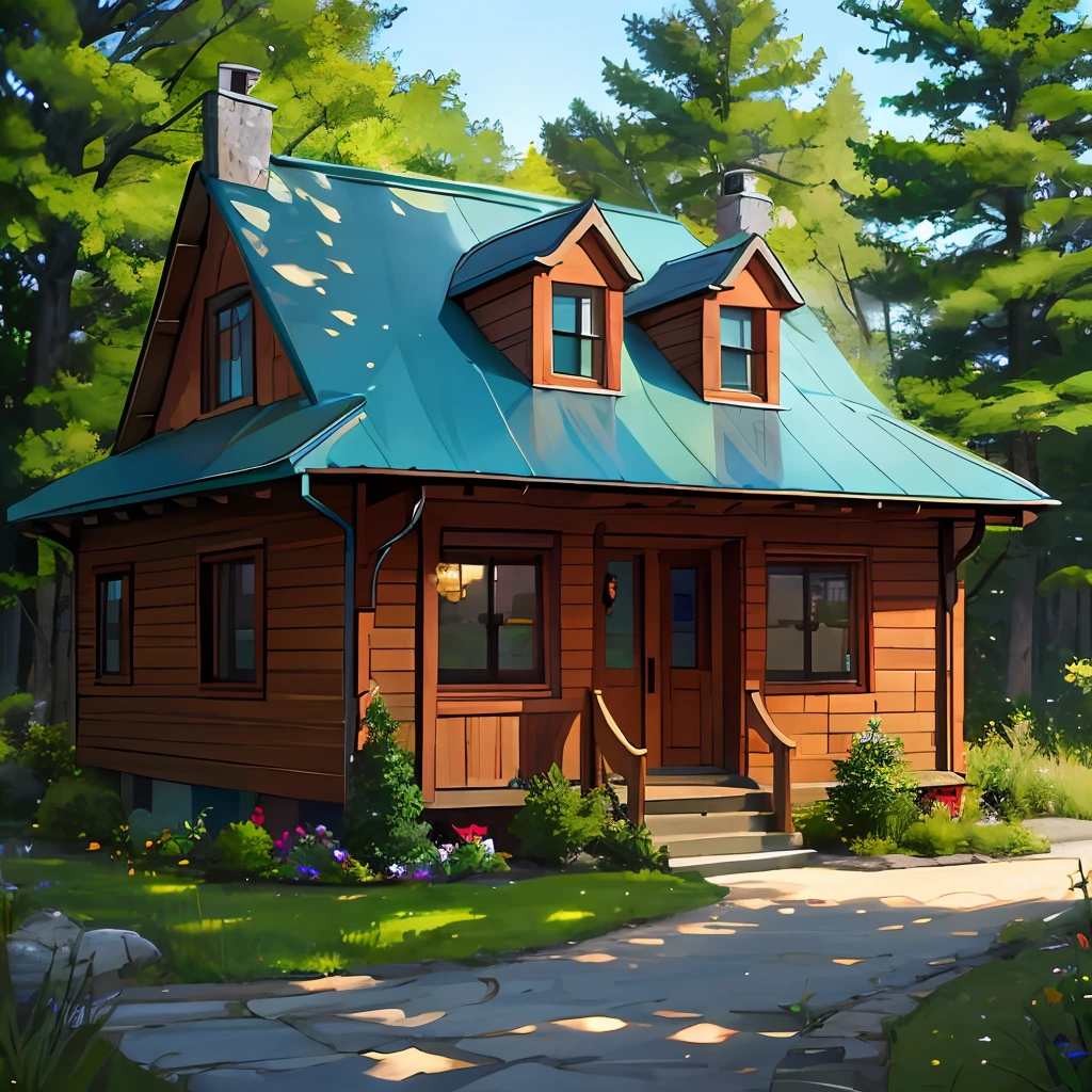 Highland Lake Green Forest Prairie Cottage