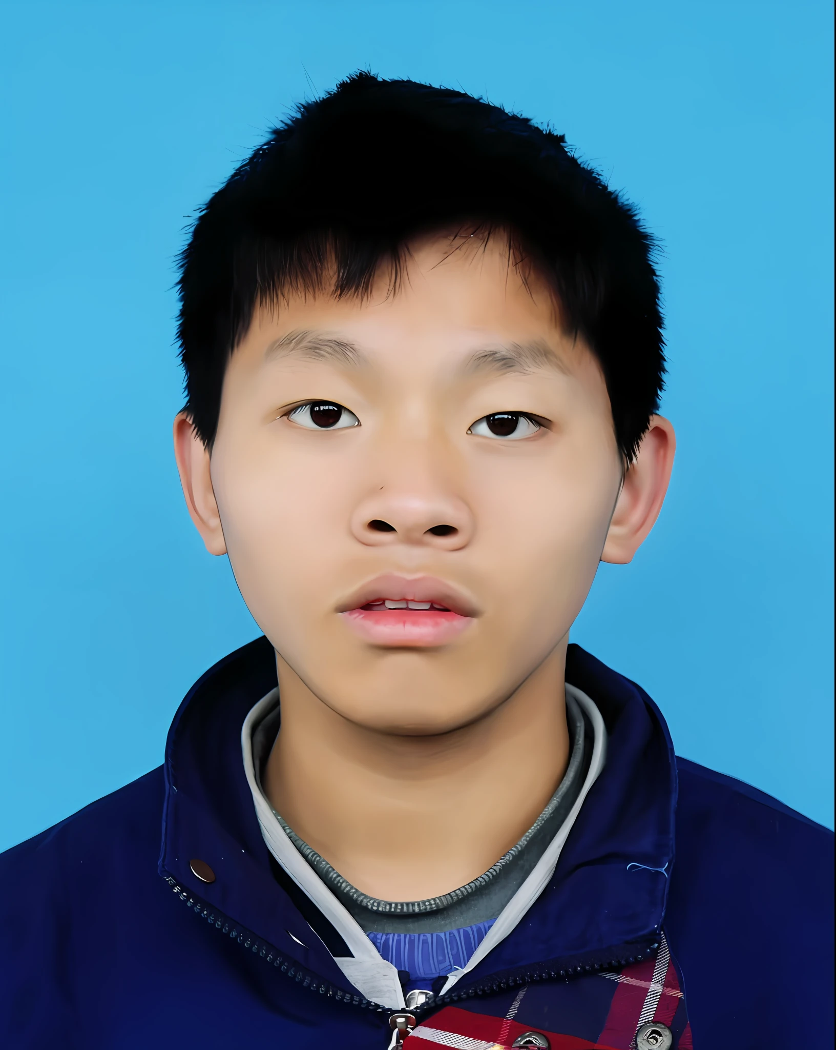 Allafard asian boy with blue jacket and red and white plaid shirt, yihao ren, yanjun cheng, jinyiwei, xintong chen, Wang Qichao, yangjun chen, wenjun lin, mingchen shen, Li Zixin, huifeng huang, wei wang, yuxiang chen, Zhang Pengzhen