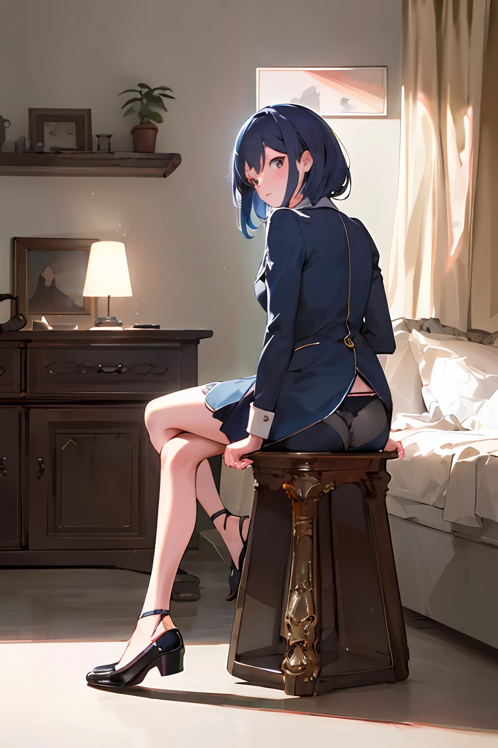 Big Ass Focus Female No Pants Naked Exposed Uncovered Anime