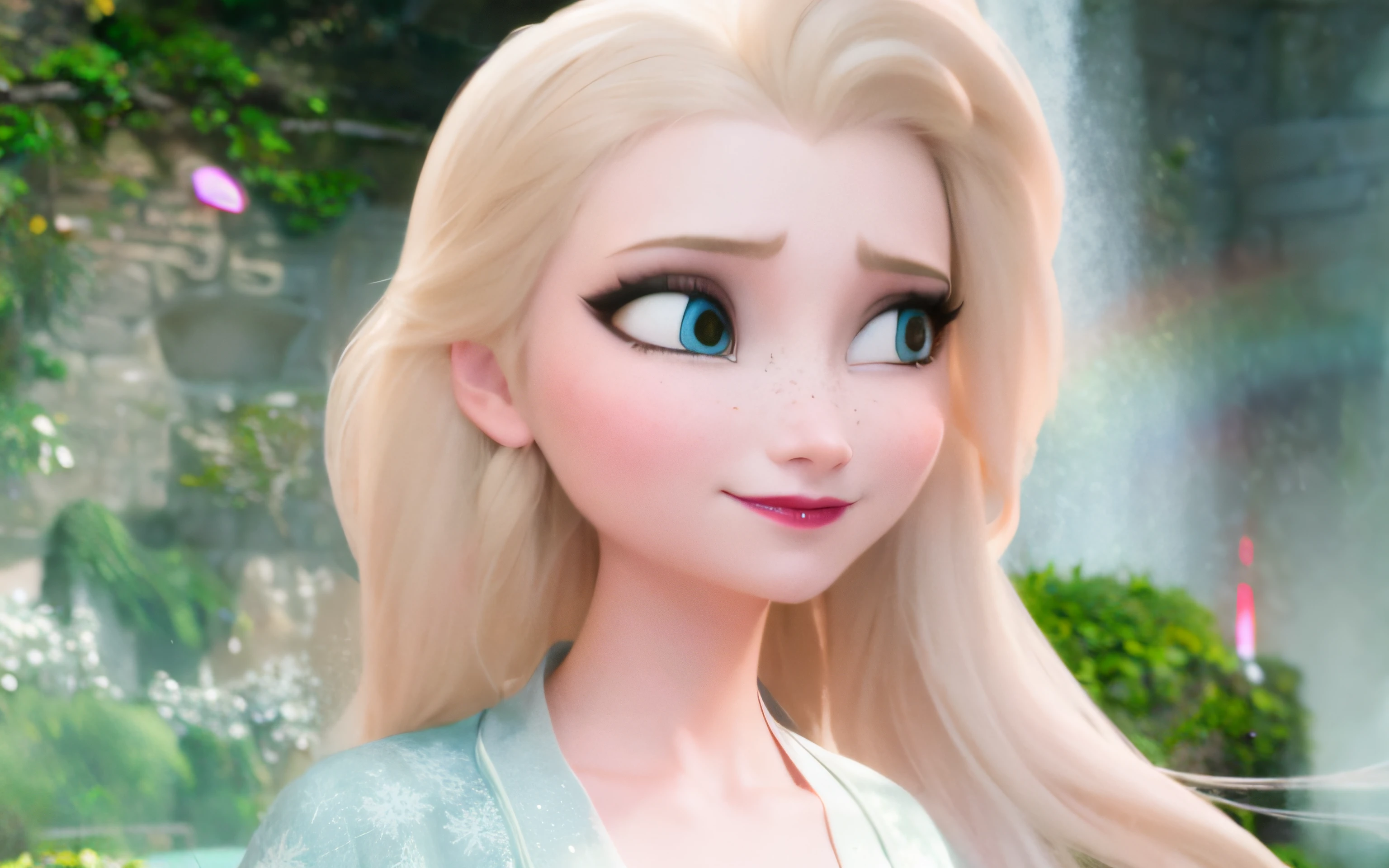 Close-up of a cartoon girl with long blonde hair, beautiful elsa, Elsa, blond-haired princess, Rapunzel, portrait of elsa of arendelle, frozen ii movie still, elsa frozen, 《frozzen》Elsa, on a, 《frozzen》Portrait of Elsa in , Animated Movies, lianna, Avatar image, emma, Perfect white haired girl