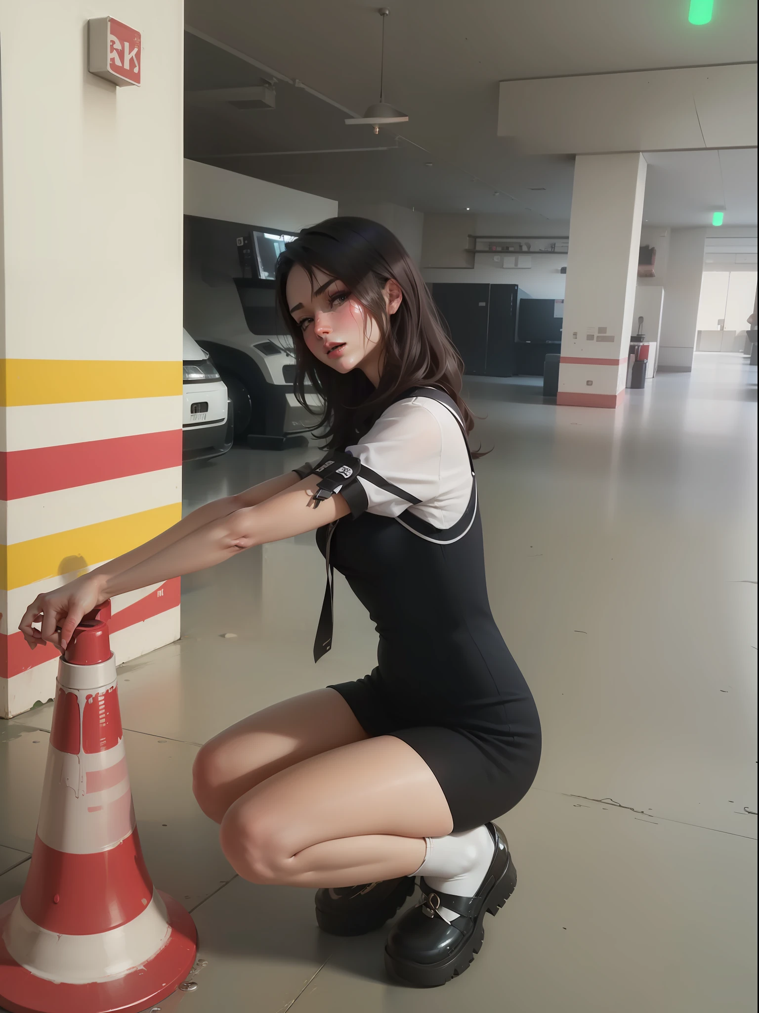 ((midynight, Need, 8k, tmasterpiece:1.3)), full bodyesbian, Focalors:1.2, perfect figure beautiful woman:1.4,Highly detailed facial and skin texture