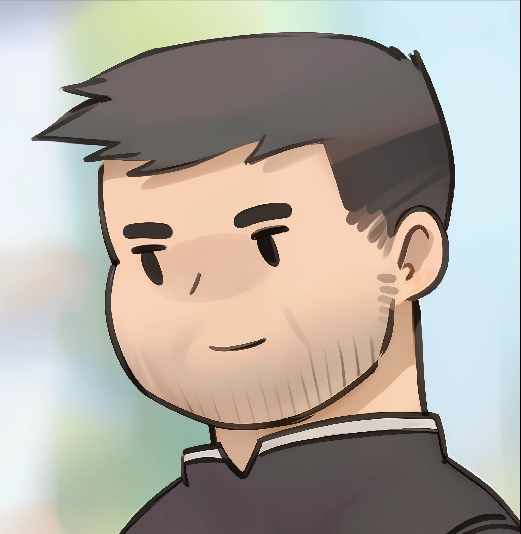The part about the characters will not change，The background changes to solid white