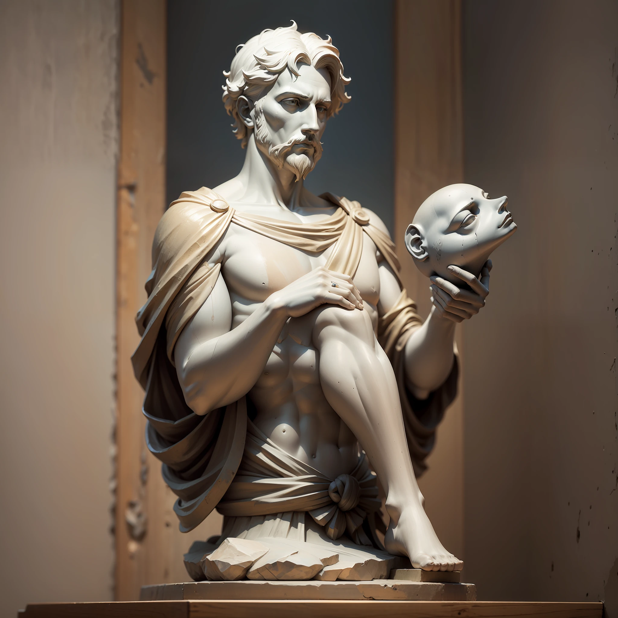 Sculpture of the philosopher Epictetus
