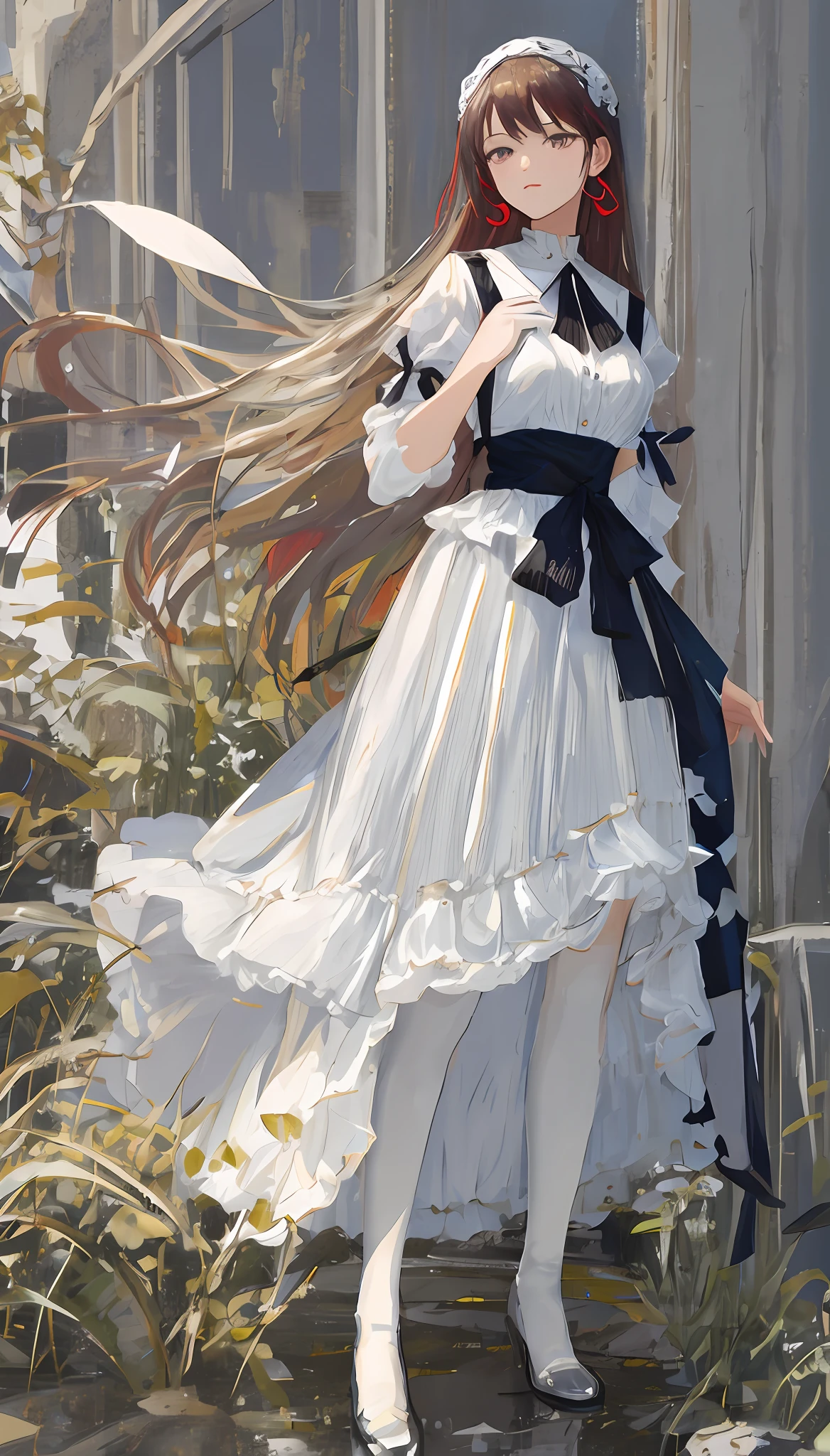 white color hair