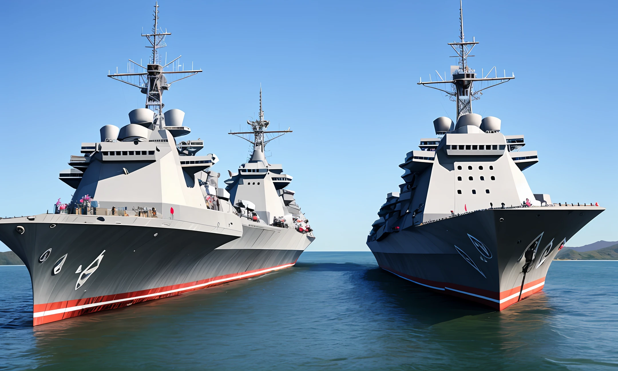 Motherish warships