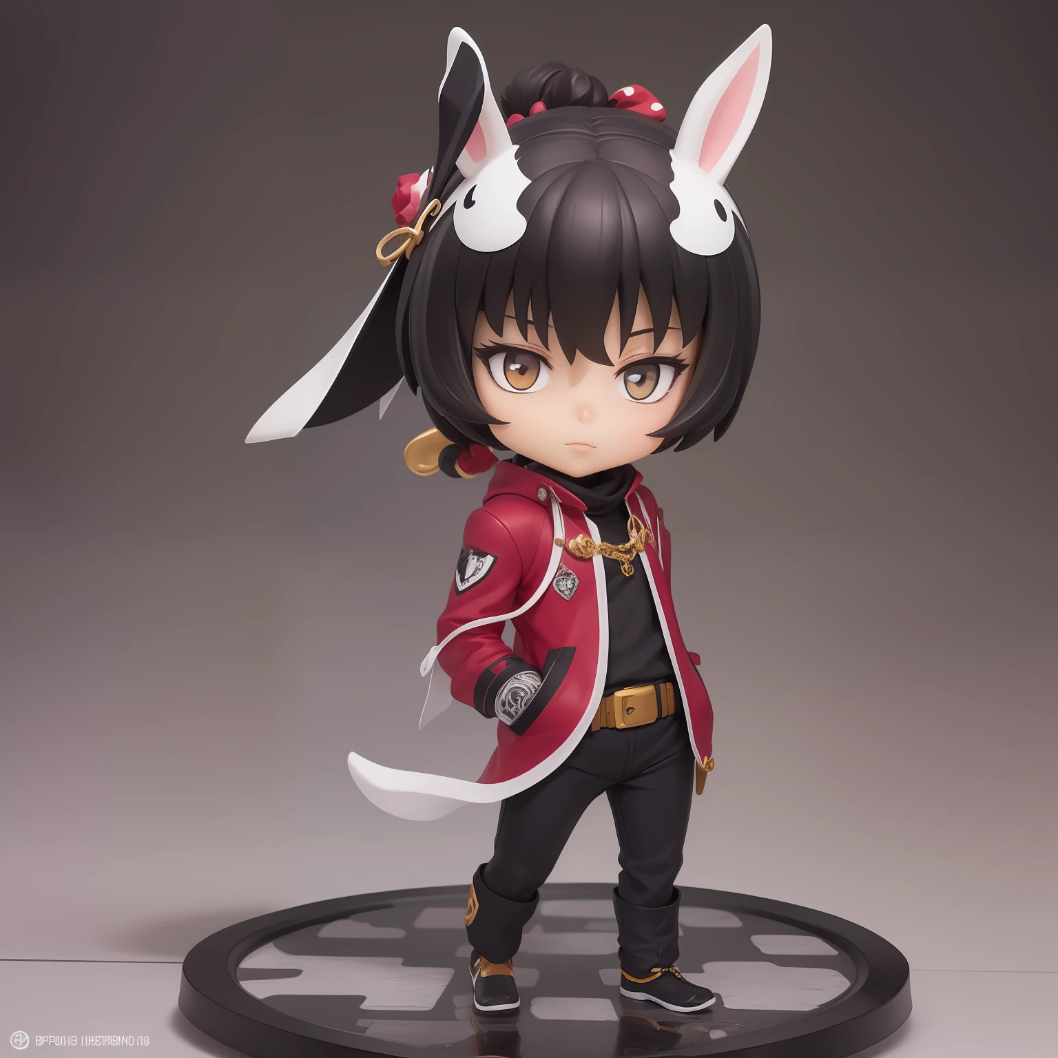((Figures,The picture is centered on the character,simplebackground))(人物: Kashina Usada), (Mono Color:0.9),(a color:1.1),(tmasterpiece:1,2), best qualityer, tmasterpiece, A high resolution, Original, looking at viewer 1girl,独奏,bunnygirl,sportrait