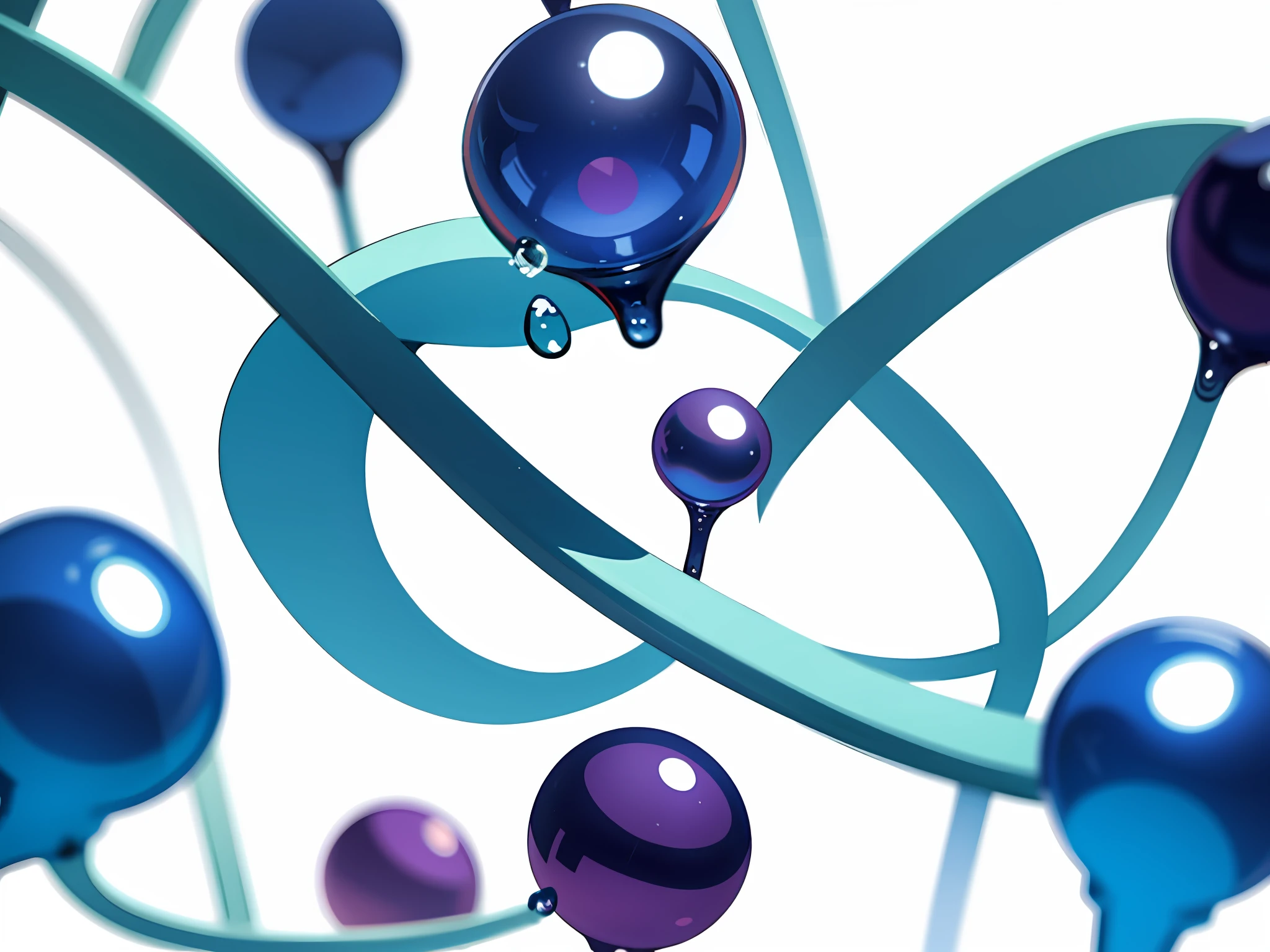 Water drop minimalist wallpaper