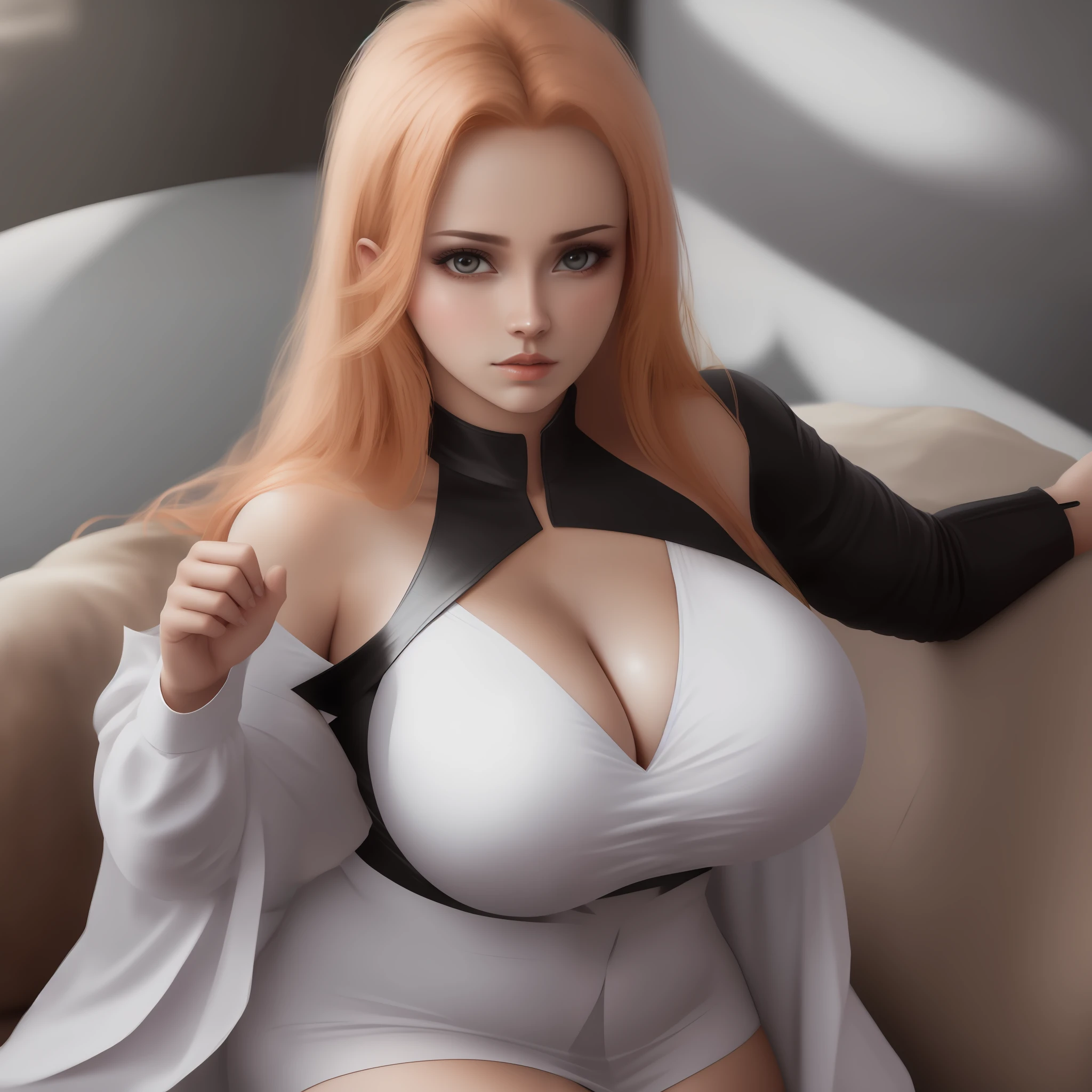 huge breasts cleavage